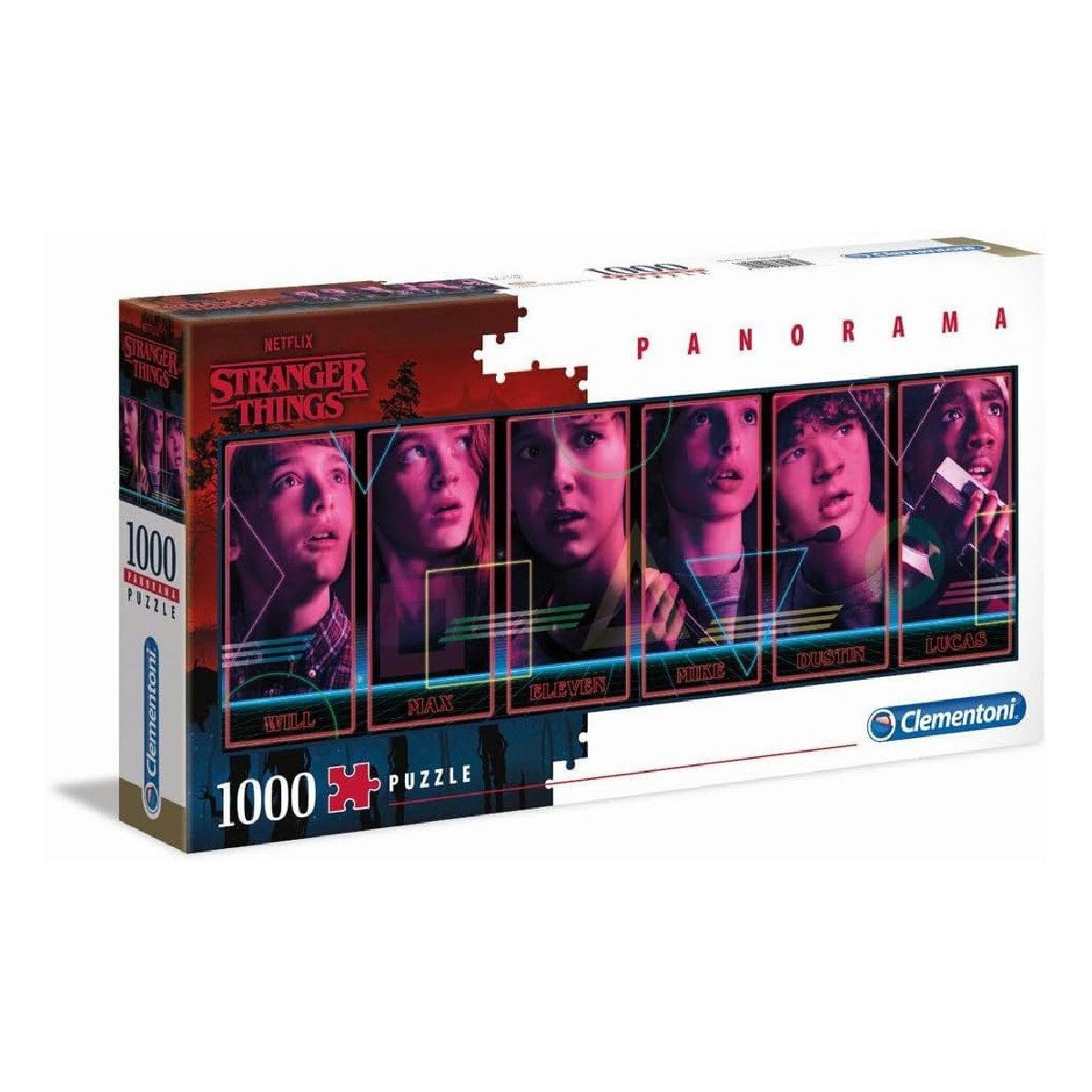 Clementoni® Puzzle Panorama - Stranger Things, 1000 Puzzleteile günstig online kaufen
