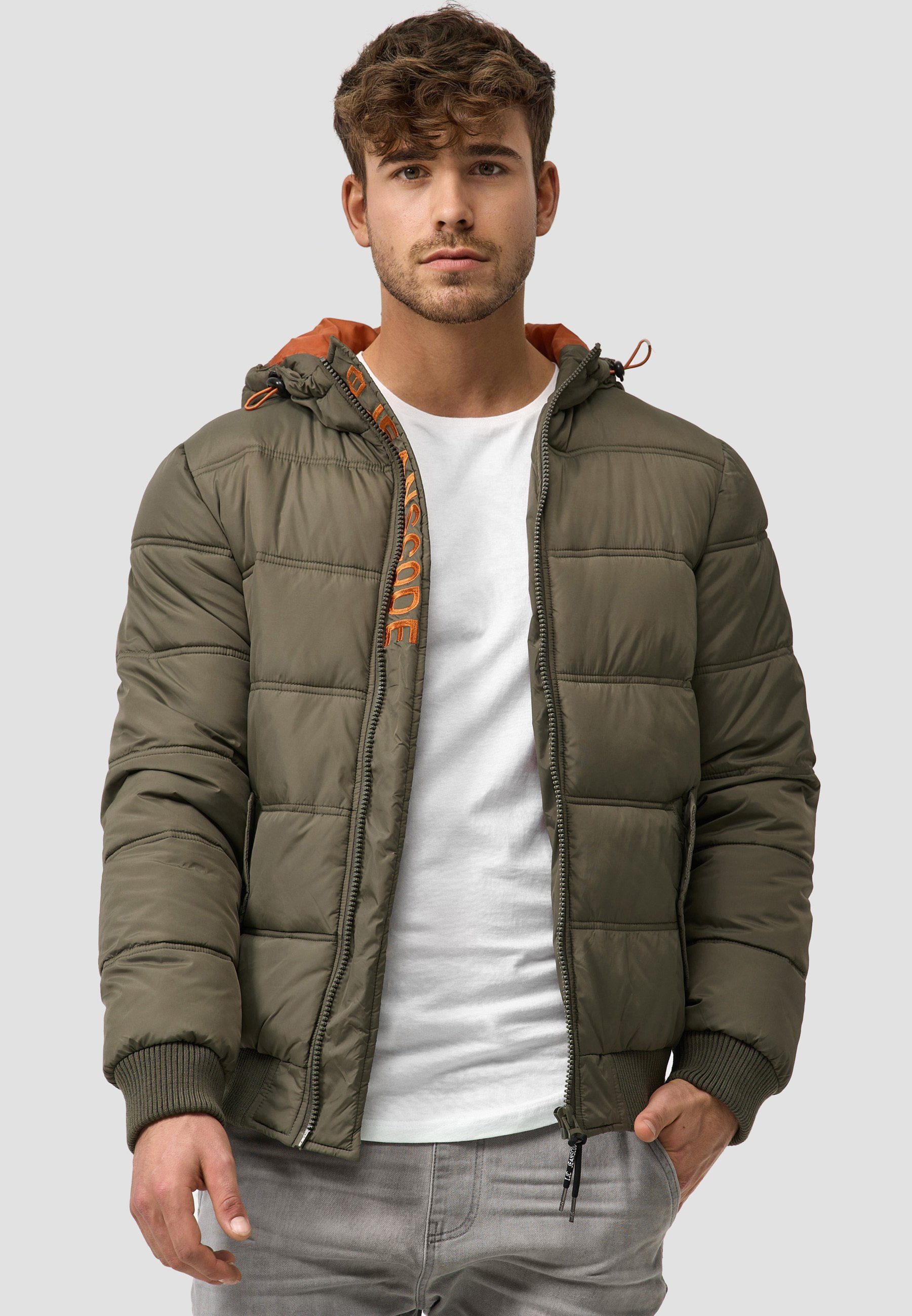 Indicode Steppjacke Herren Adrian ZA Herrenjacke Daunen-Optik günstig online kaufen