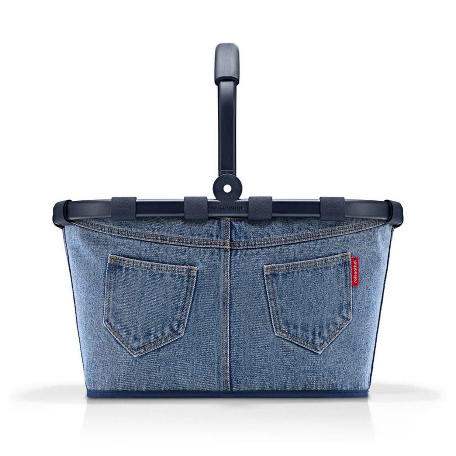 jeans REISENTHEL® Einkaufskorb Carrybag blue frame classic