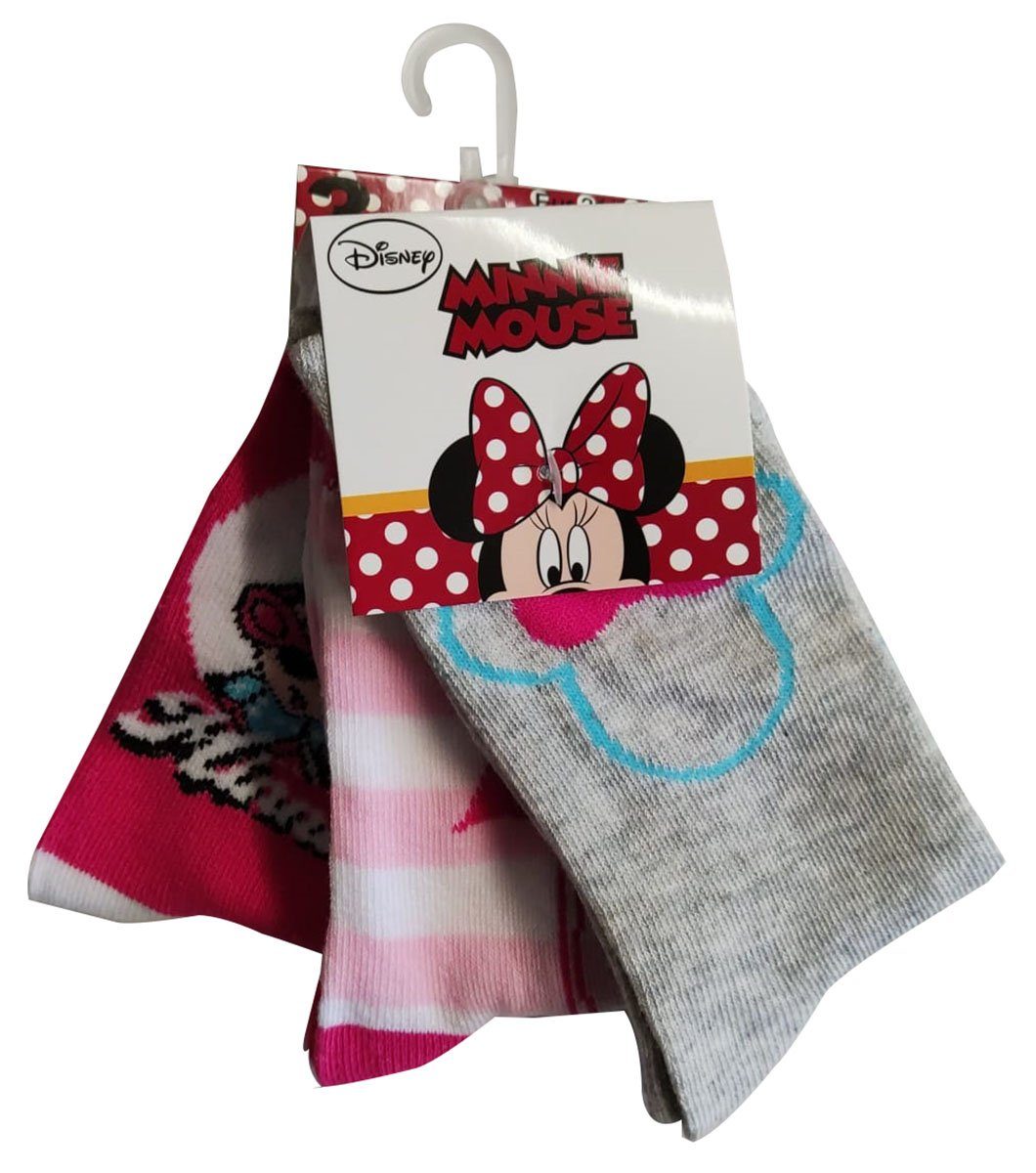 [Qualitätsgarantie und kostenloser Versand vorausgesetzt] Sun City Socken Minnie Mouse (1-Paar)