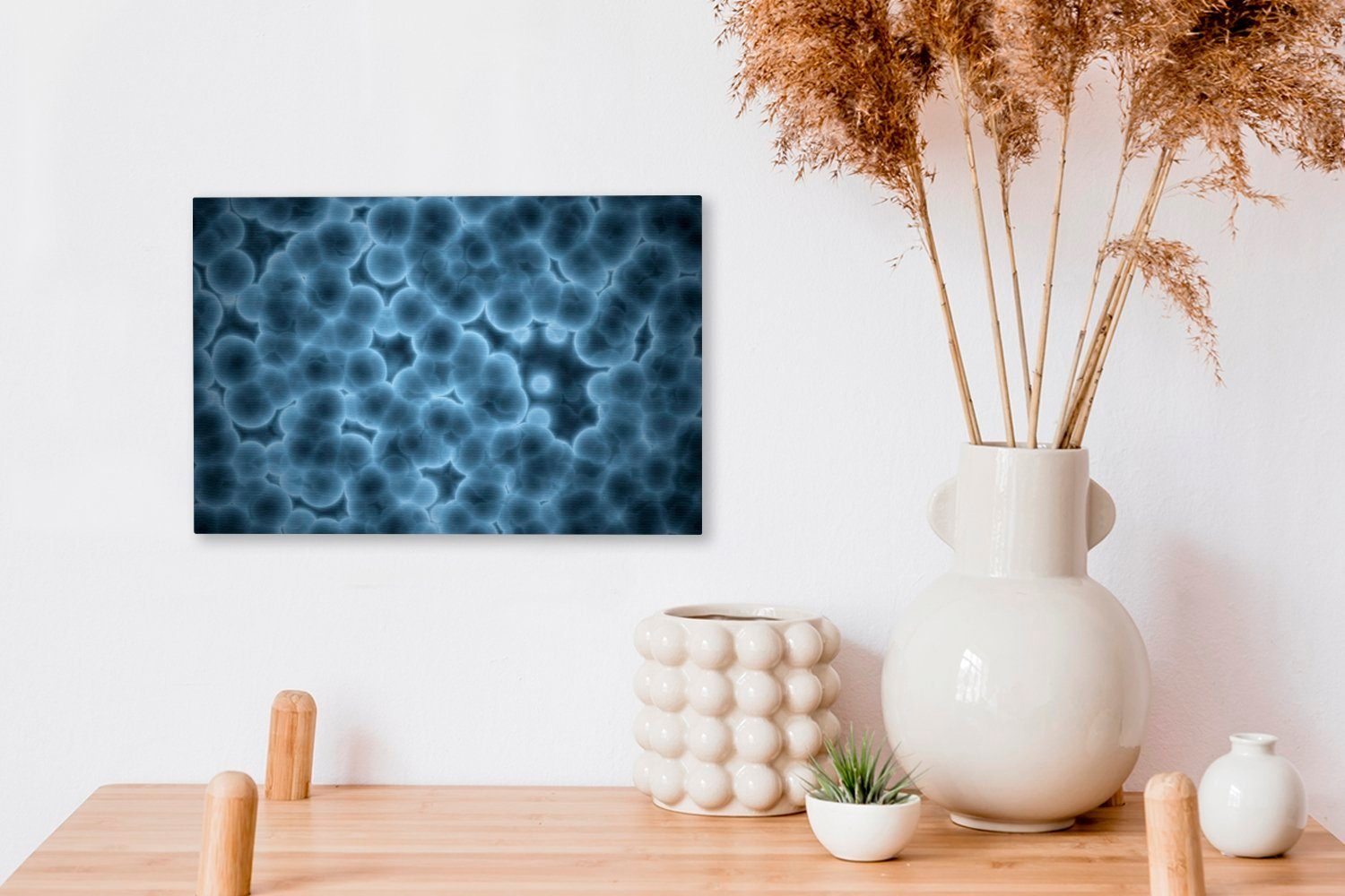 OneMillionCanvasses® Leinwandbild Zellen dem menschlichen Wanddeko, Aufhängefertig, cm Wandbild 30x20 Körper, Leinwandbilder, aus (1 St)