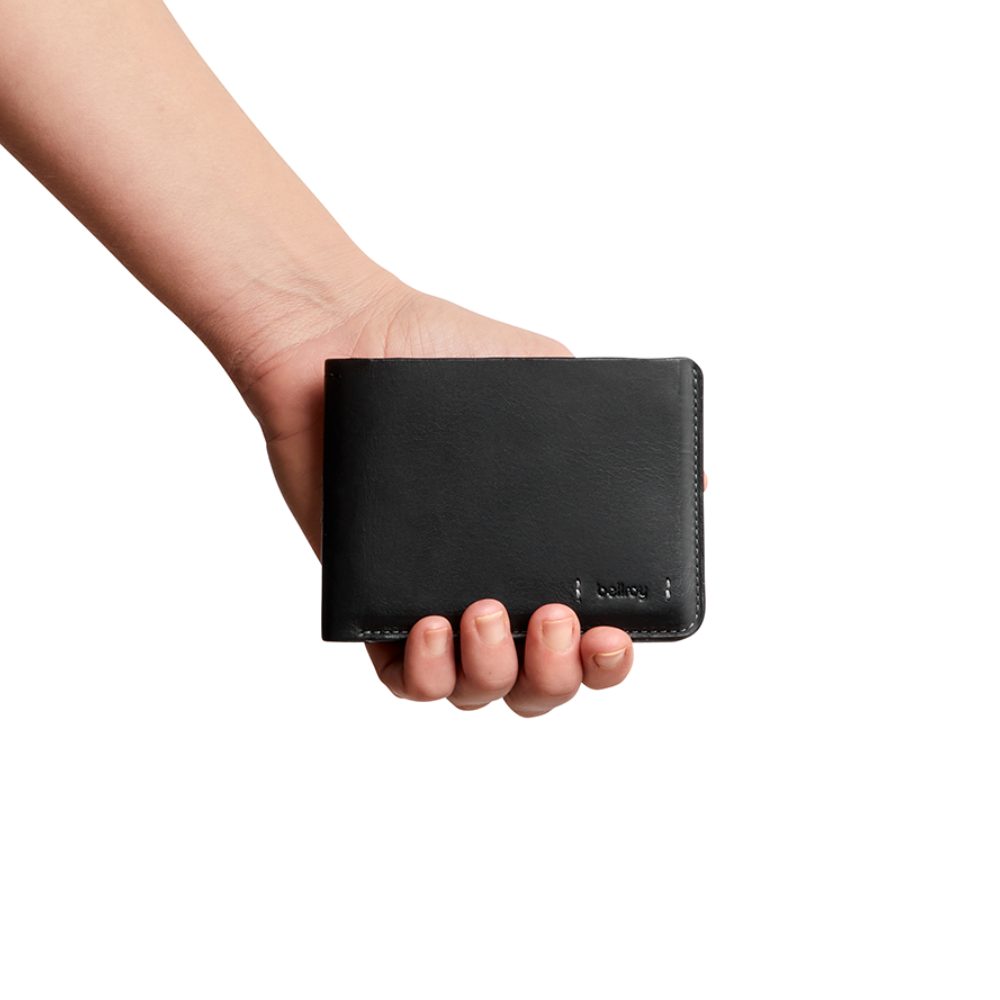 RFID Leder geschützt, Karten, Seek Premium & 5-12 Black Hide Für Bellroy Premium, Brieftasche