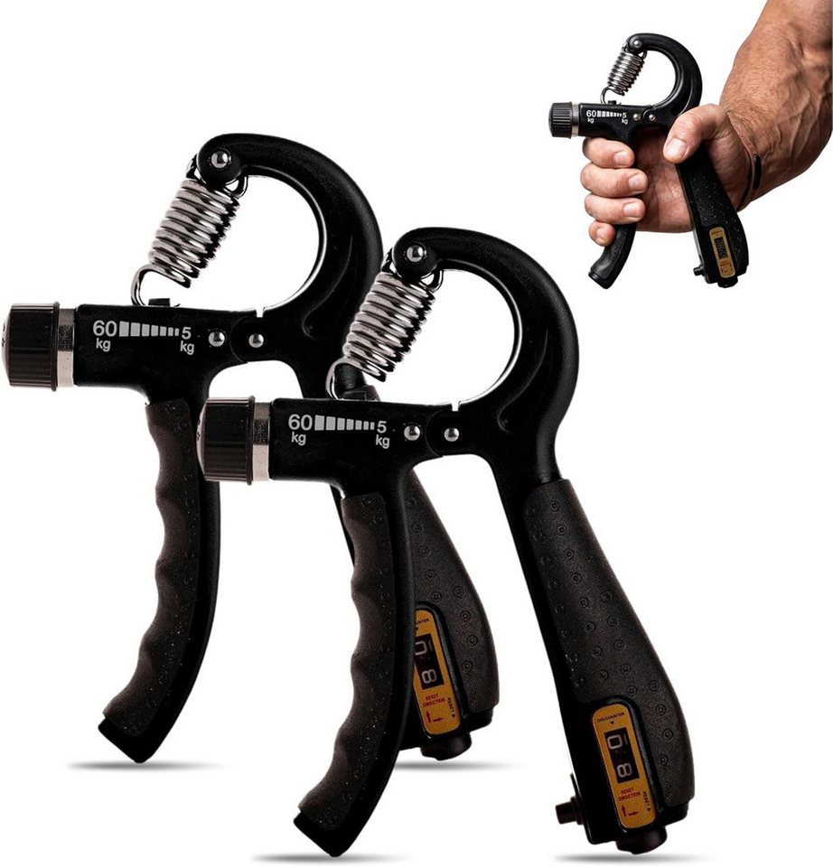 Endless Handmuskeltrainer EL1049 Einstellbare Hand Grip Strengthener, Griffkraft Trainer (Trainingsgeräte für zu Hause und im Fitnessstudio, 2-St., Unterarm- und Fingerkraft-Greifer-Übungen), Einstellbares Griffstärkungsgerät für die Hand