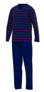 bugatti Pyjama Herren Schlafanzug (2 tlg) Bügelfrei Atmungsaktiv