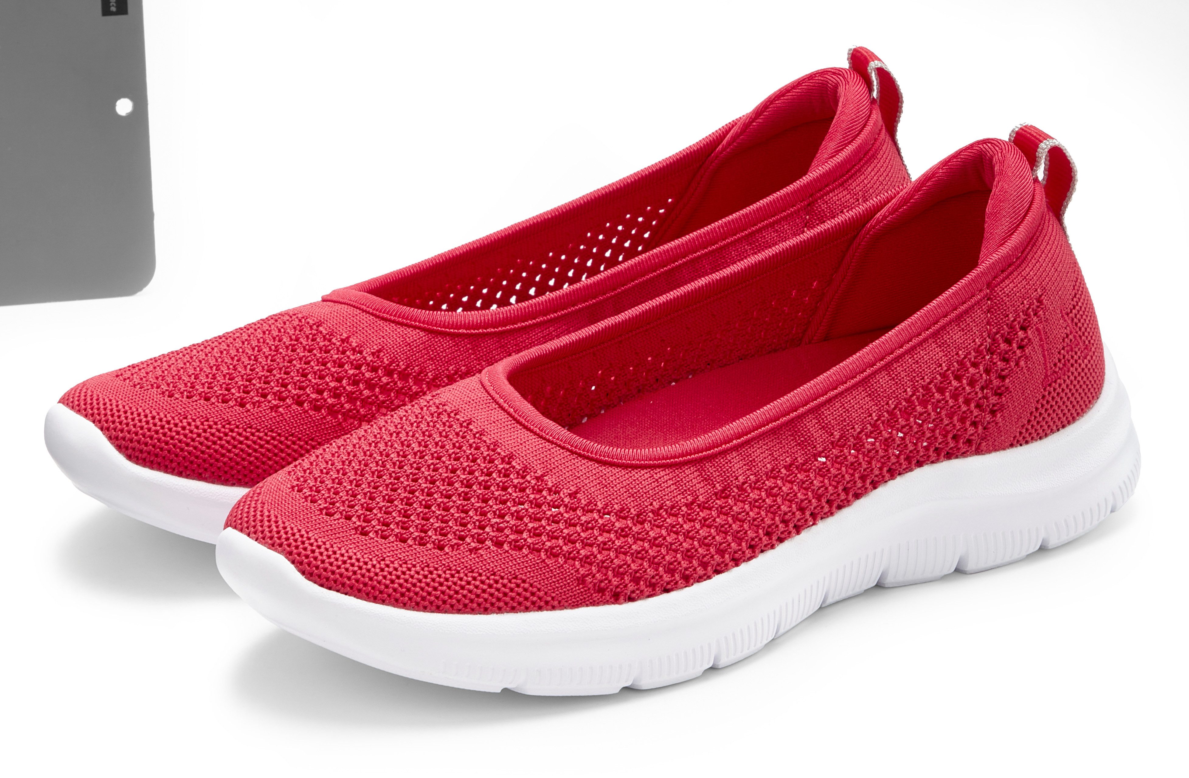 LASCANA Halbschuh, Slip-On-Sneaker, Sneaker Ballerinas zum Reinschlüpfen VEGAN