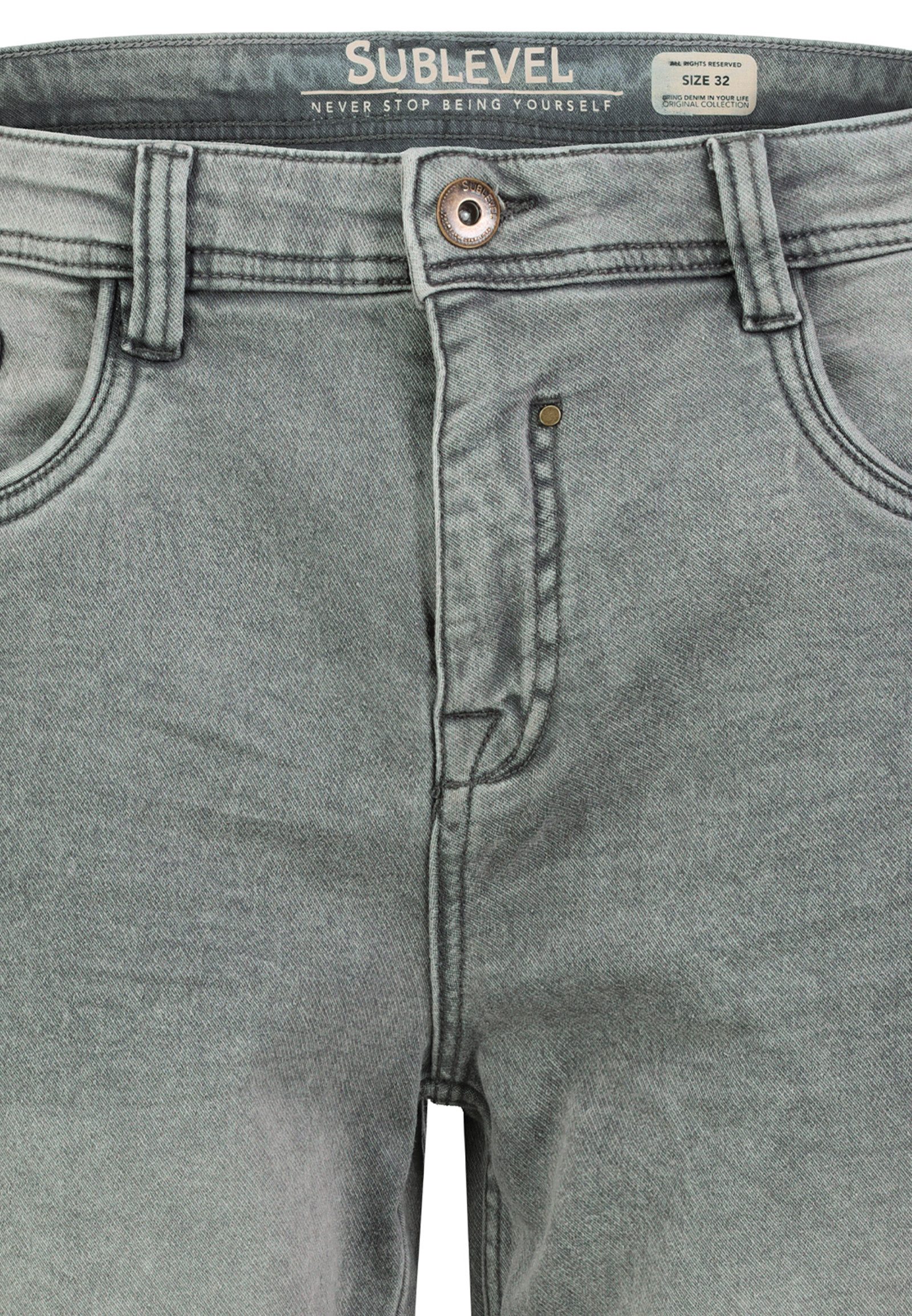 SUBLEVEL Jeansshorts Bequemer Schnitt Umschlag Klassischer Denim Sommer Look (1-tlg) H13247BI62642K_Shorts