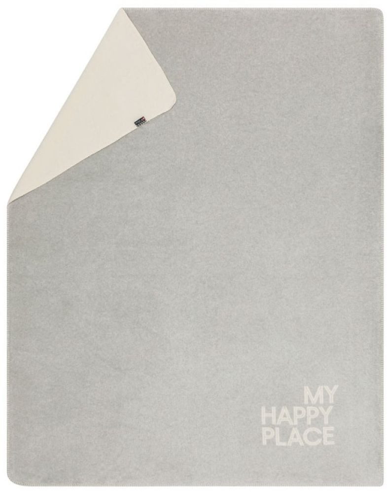 Wohndecke Kurzflor Savona 'my happy place' 150 x 200 cm, DAVID FUSSENEGGER günstig online kaufen