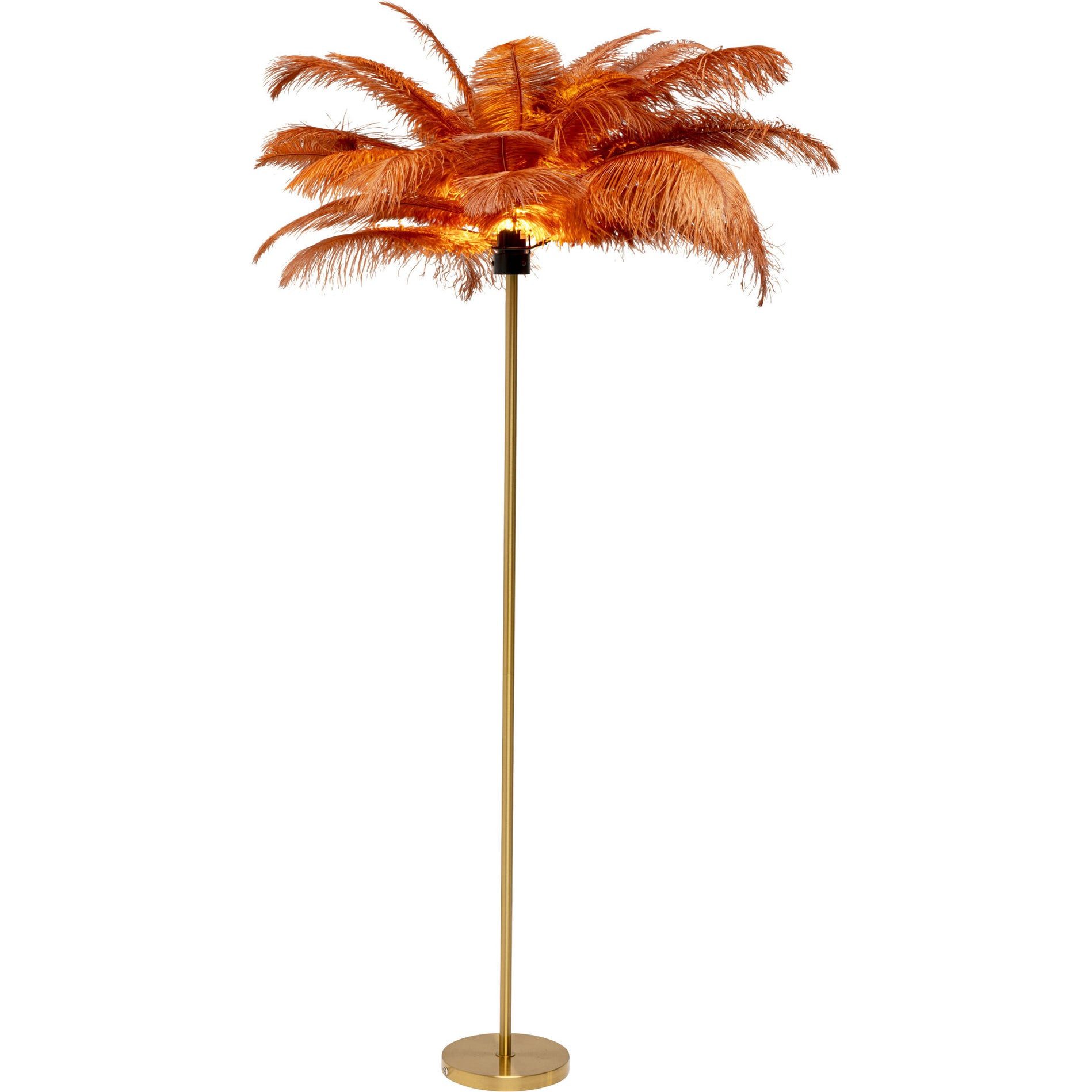 Kare Design Stehlampe Feather Palm, ohne Leuchtmittel