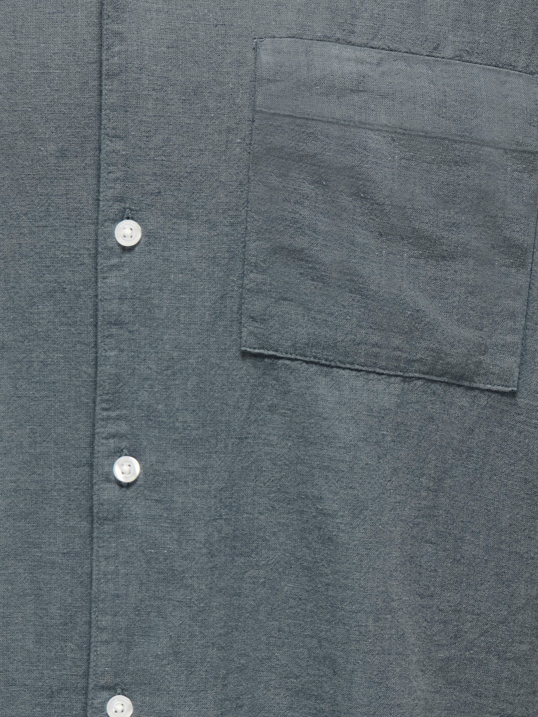 ONLY & SONS Kurzarmhemd ONSCAIDEN LIFE RELAX SS RESORT 1PKT SHIR Baumwolle mit Leinen, locker geschnitten – Bild 3 von 5