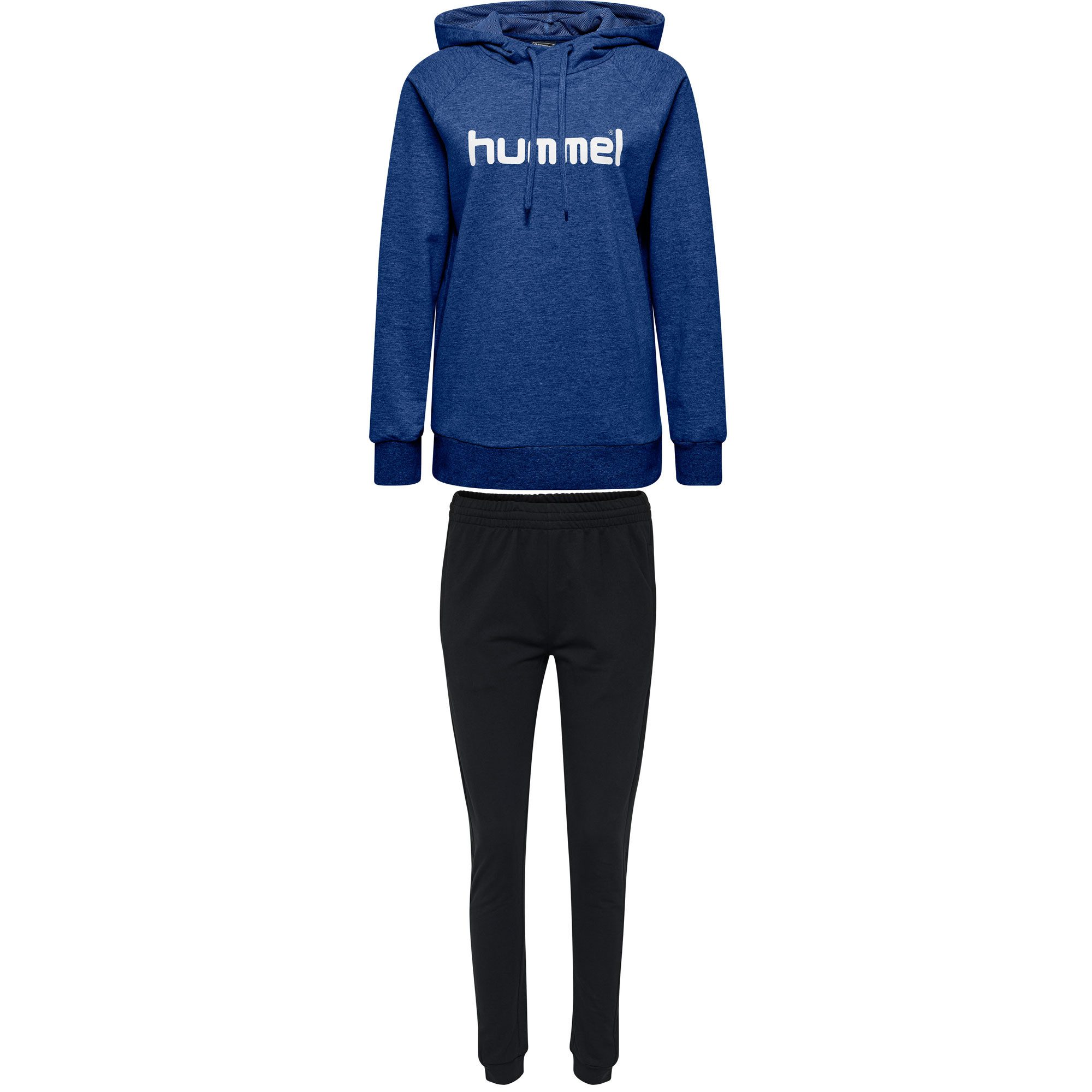 hummel Trainingsanzug Hummel Damen Sweatanzug Go Cotton Logo 203517+204173