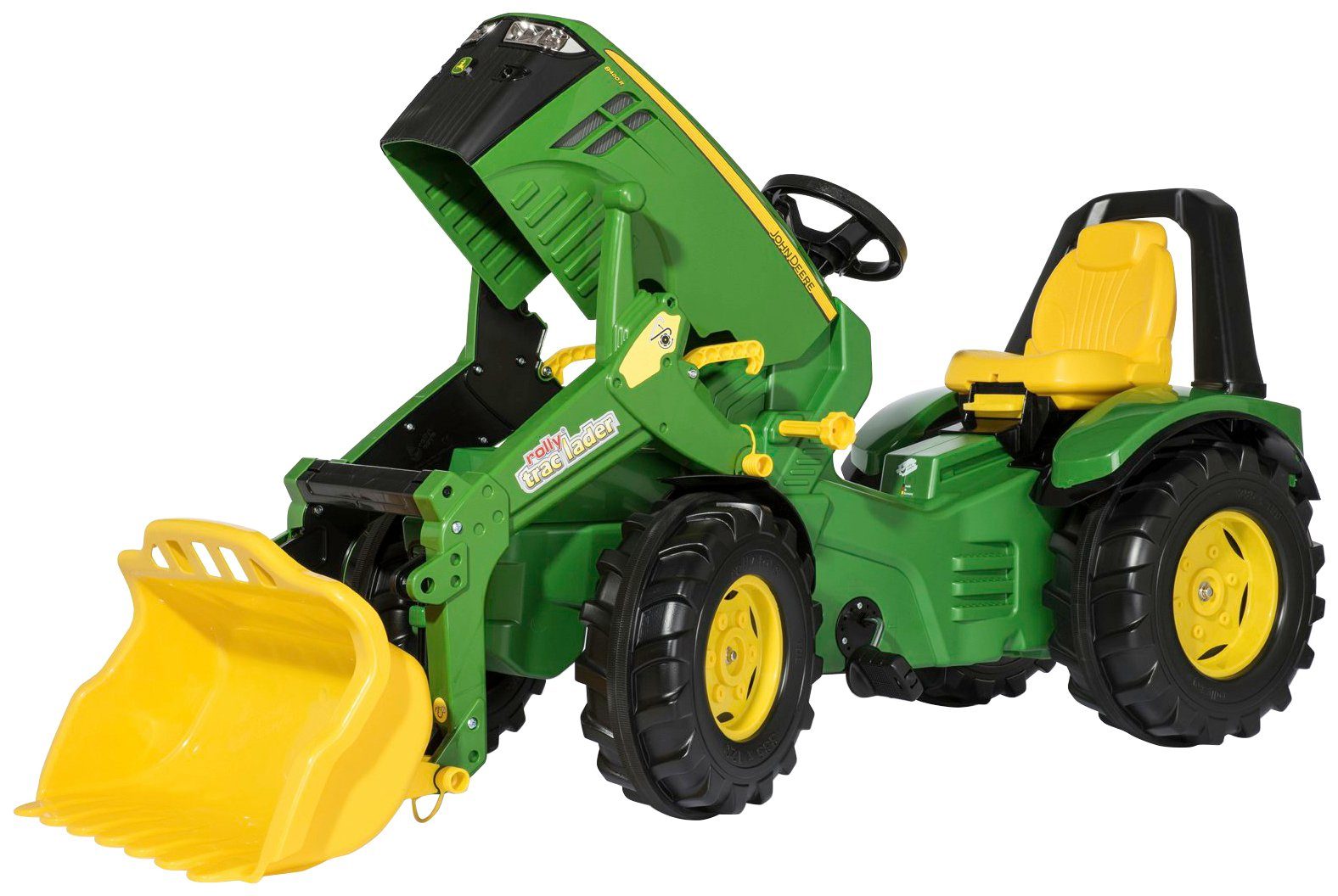 rolly toys® Tretfahrzeug Premium Deere Kindertraktor mit Lader