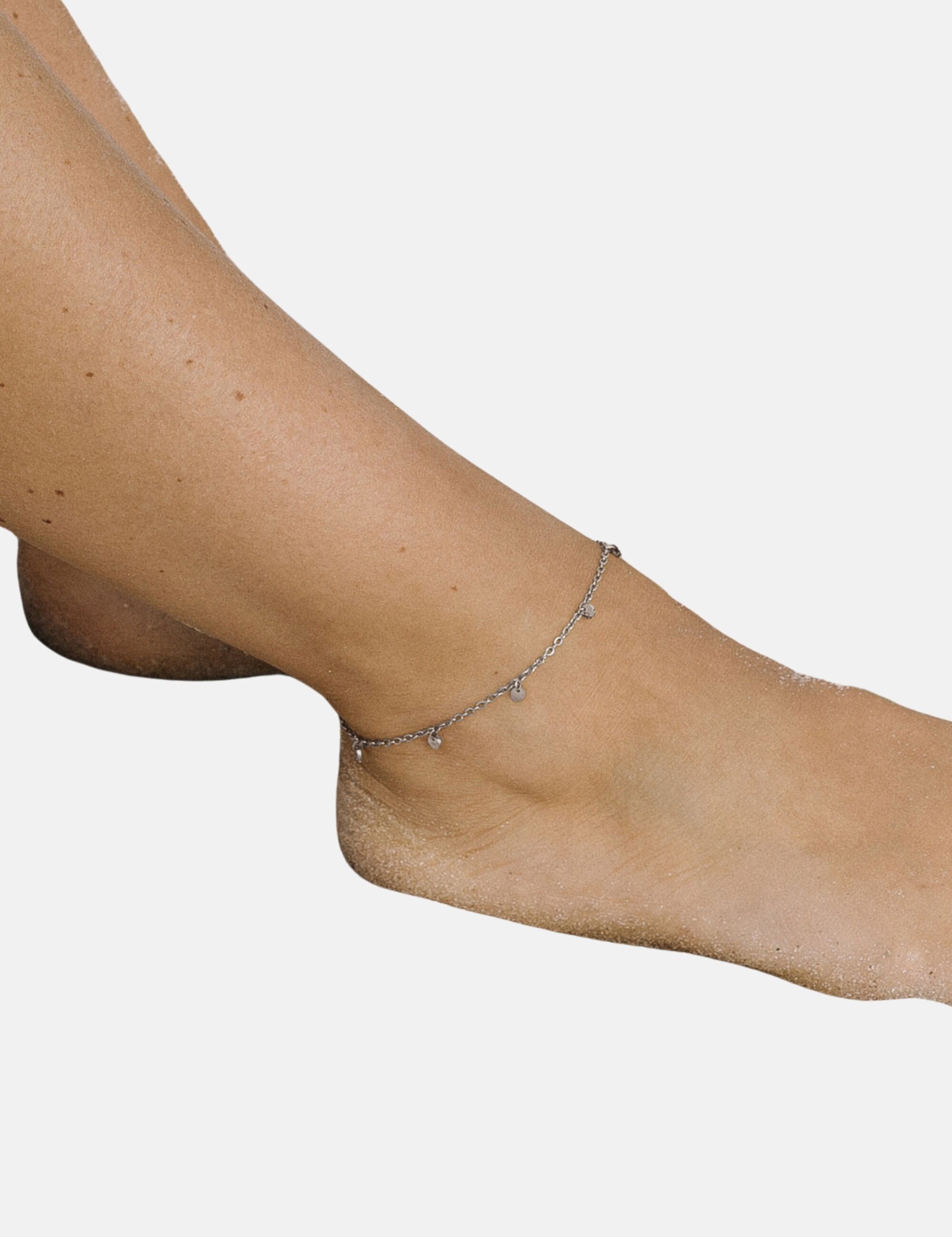 GOOD.designs Fußkette mit Anhänger (1-tlg), mit sieben Coin-Anhängern