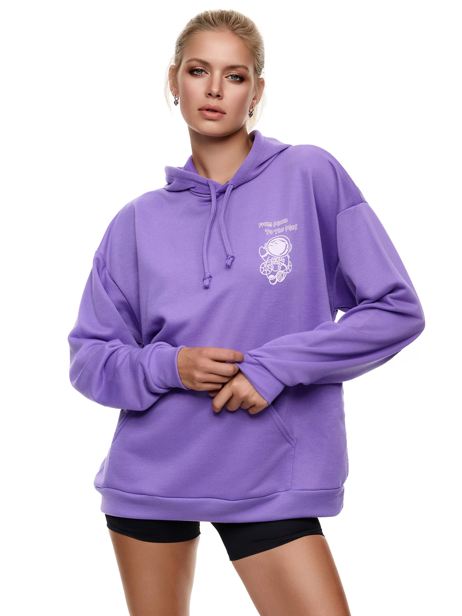 Worldclassca Hoodie Worldclassca Oversized Print Hoodie günstig online kaufen