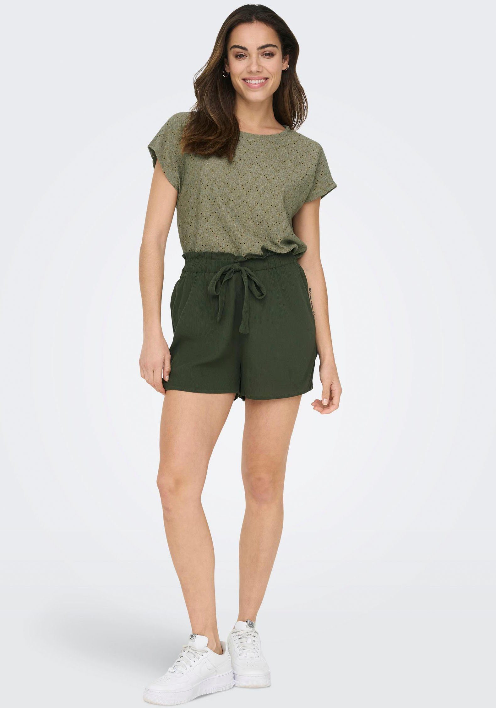 NOOS Night LIFE ONLY ONLROMINA Shorts Forest WVN SHORTS
