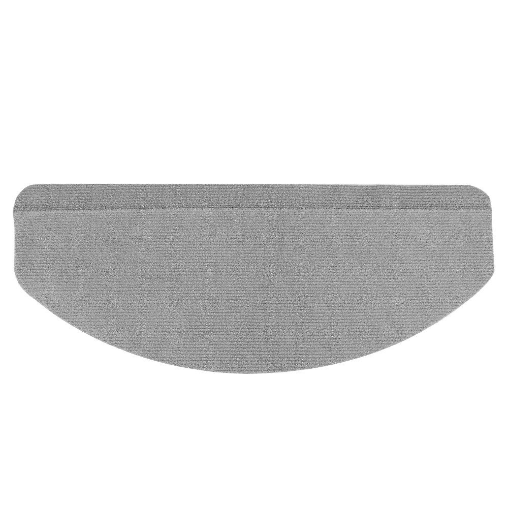 JEOBEST Stufenmatte Selbstklebend Treppenschutz, 15 Stück Halbrund, 65 x 21cm Rutschfeste