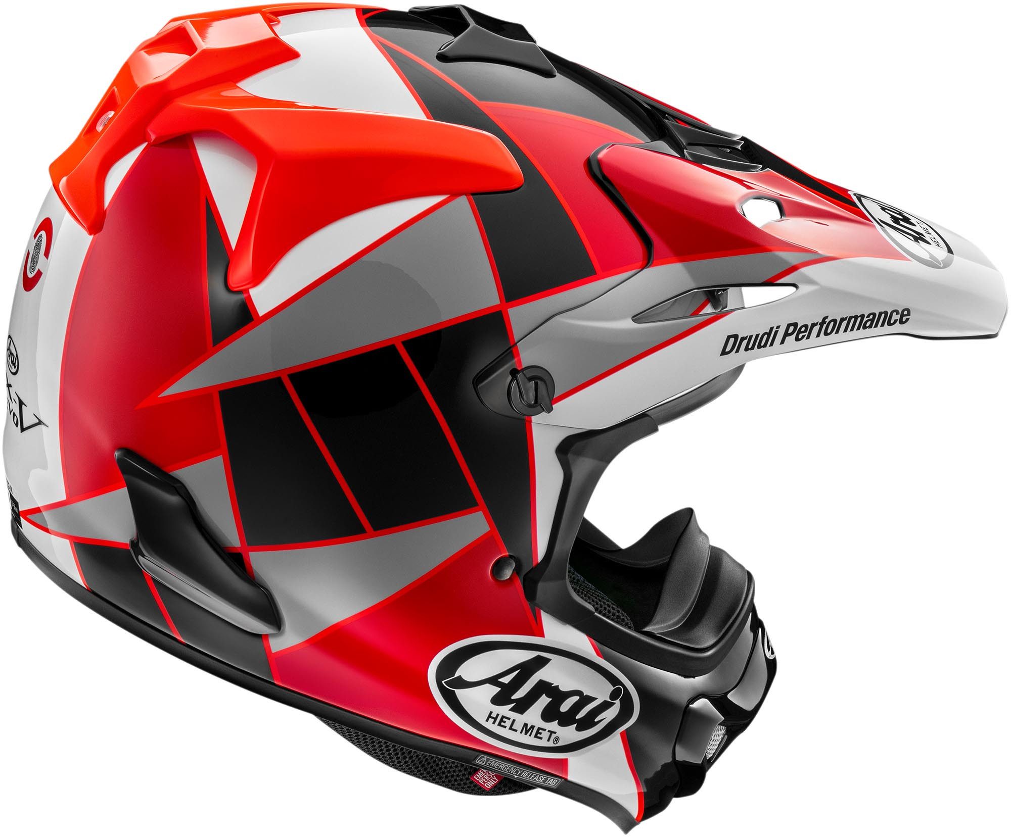 Arai Motocrosshelm MX-V Evo Peak Motocross Helm, Bluetooth