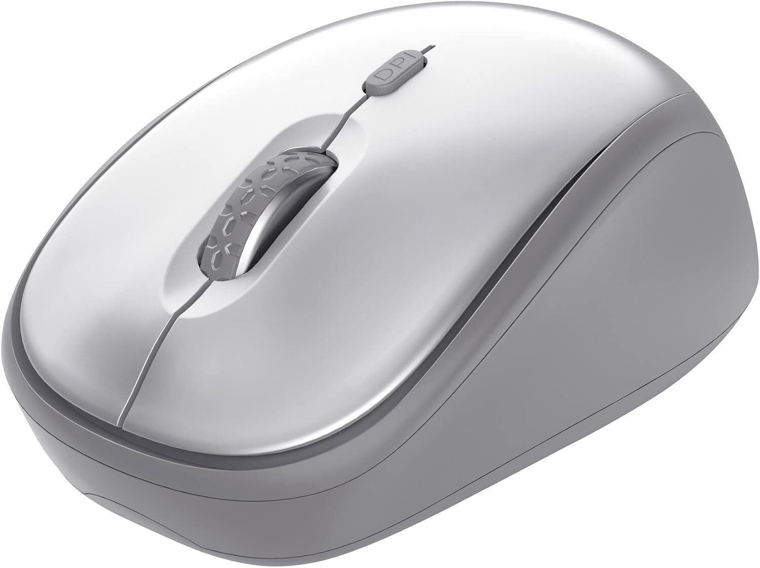 Trust Yvi Kabellose Funkmaus 1600 DPI Wireless Mouse USB PC Laptop Notebook Maus (Computer Maus Optische Funk Maus 2,4 GHz Kompakt Ergonomisch Büro)