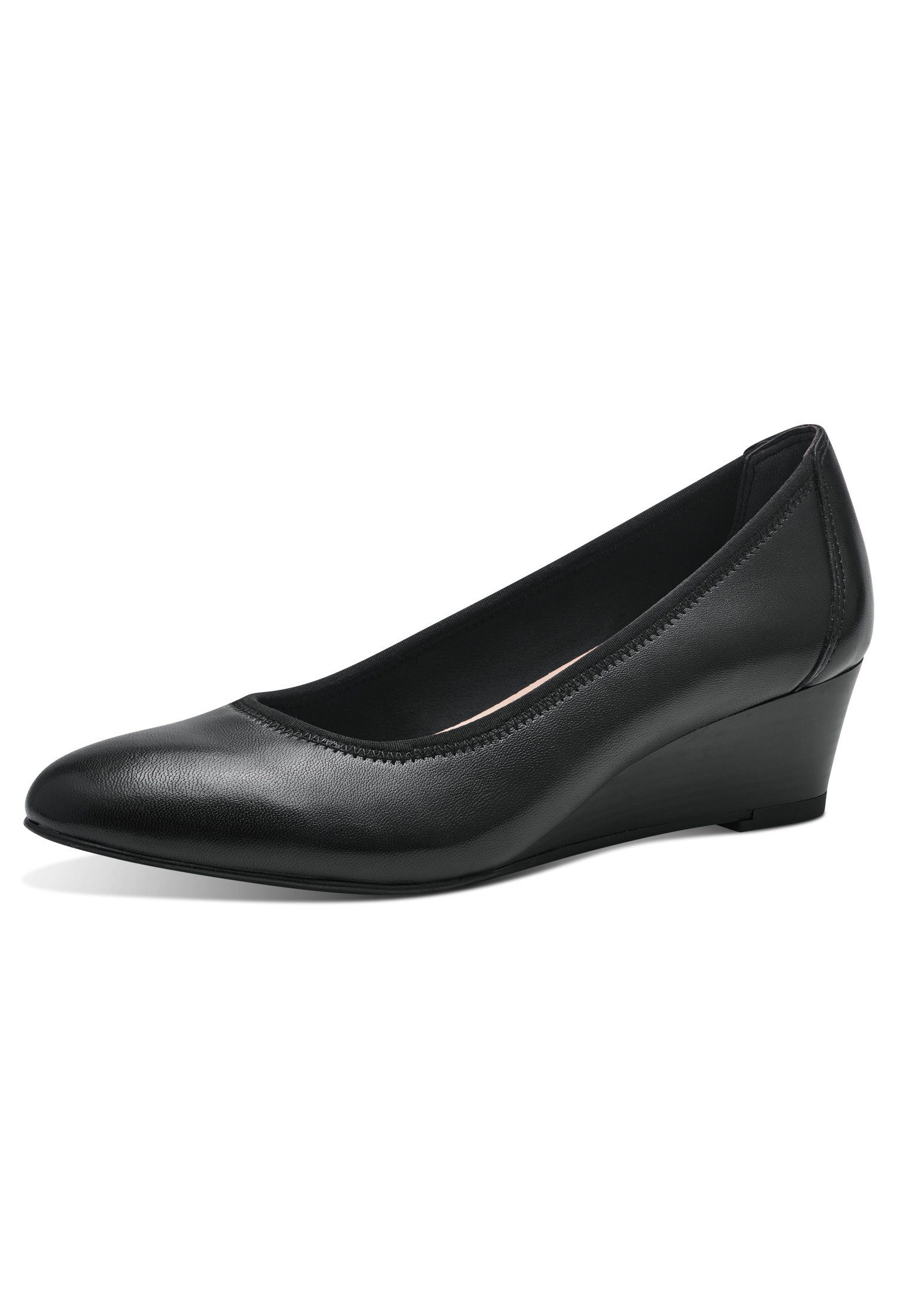 Tamaris 1-22320-42 003 Black Leather Pumps
