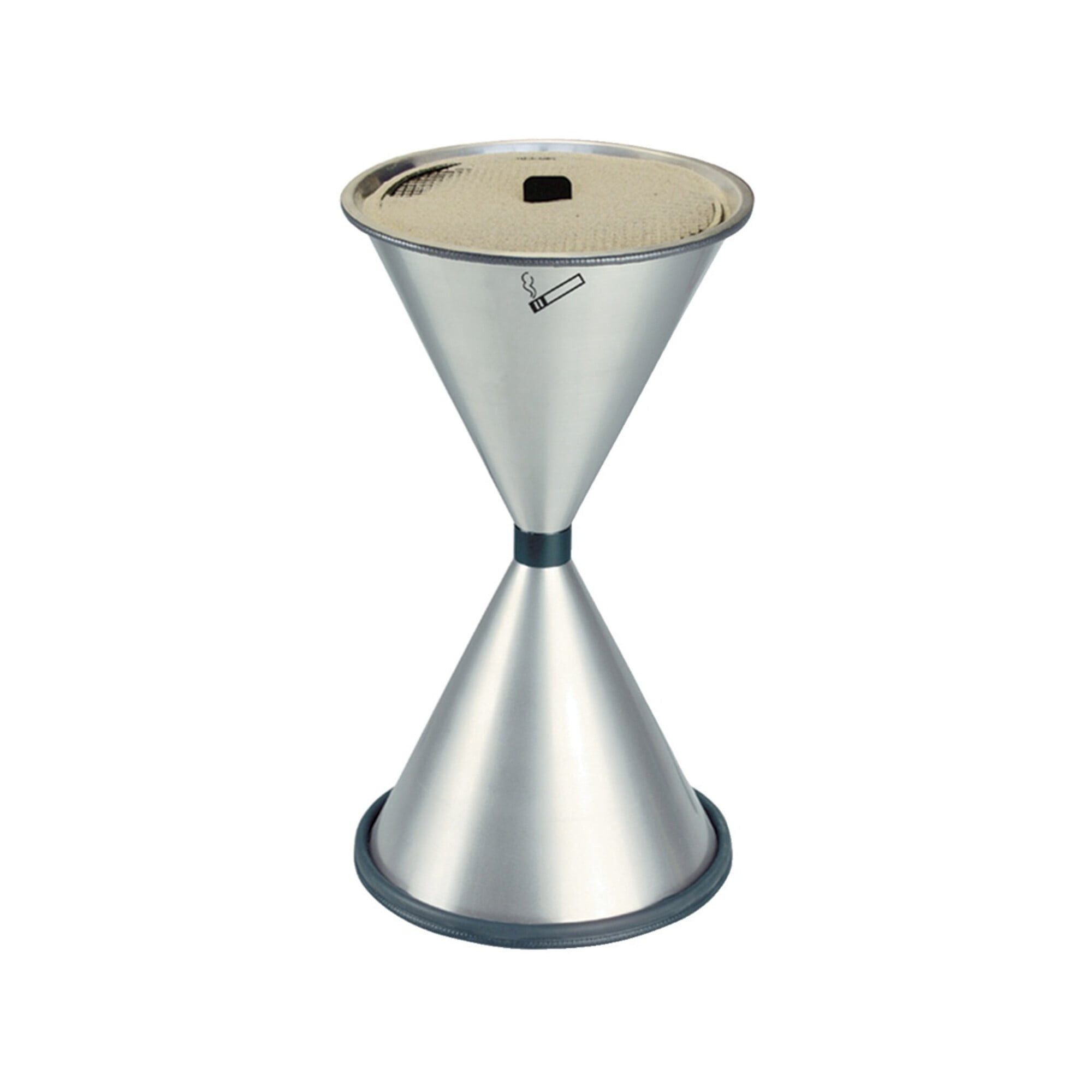 TKG Aschenbecher Standascher D405xH770mm rot Stahlbl.TKG