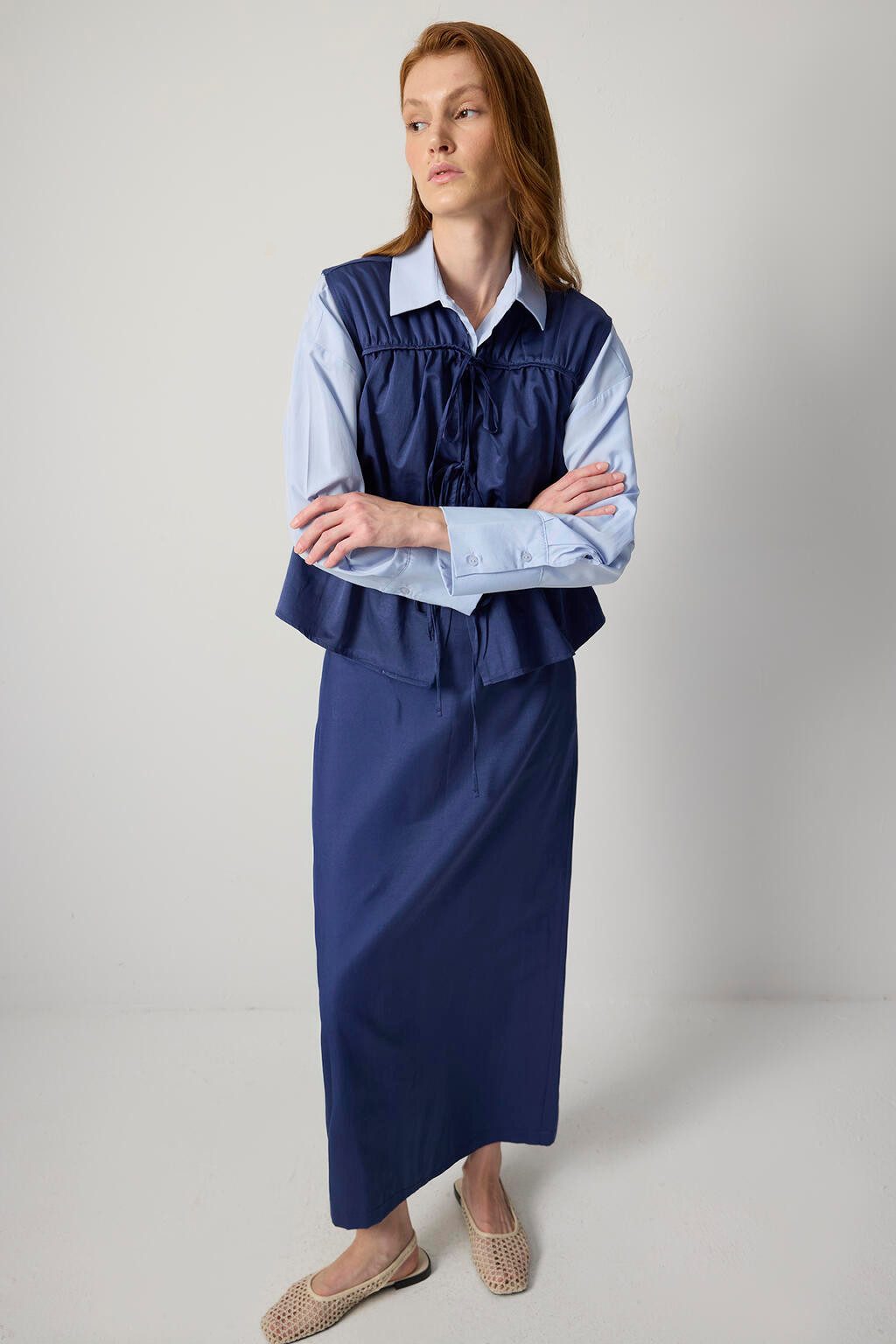 touche prive Reitweste Geraffte Weste