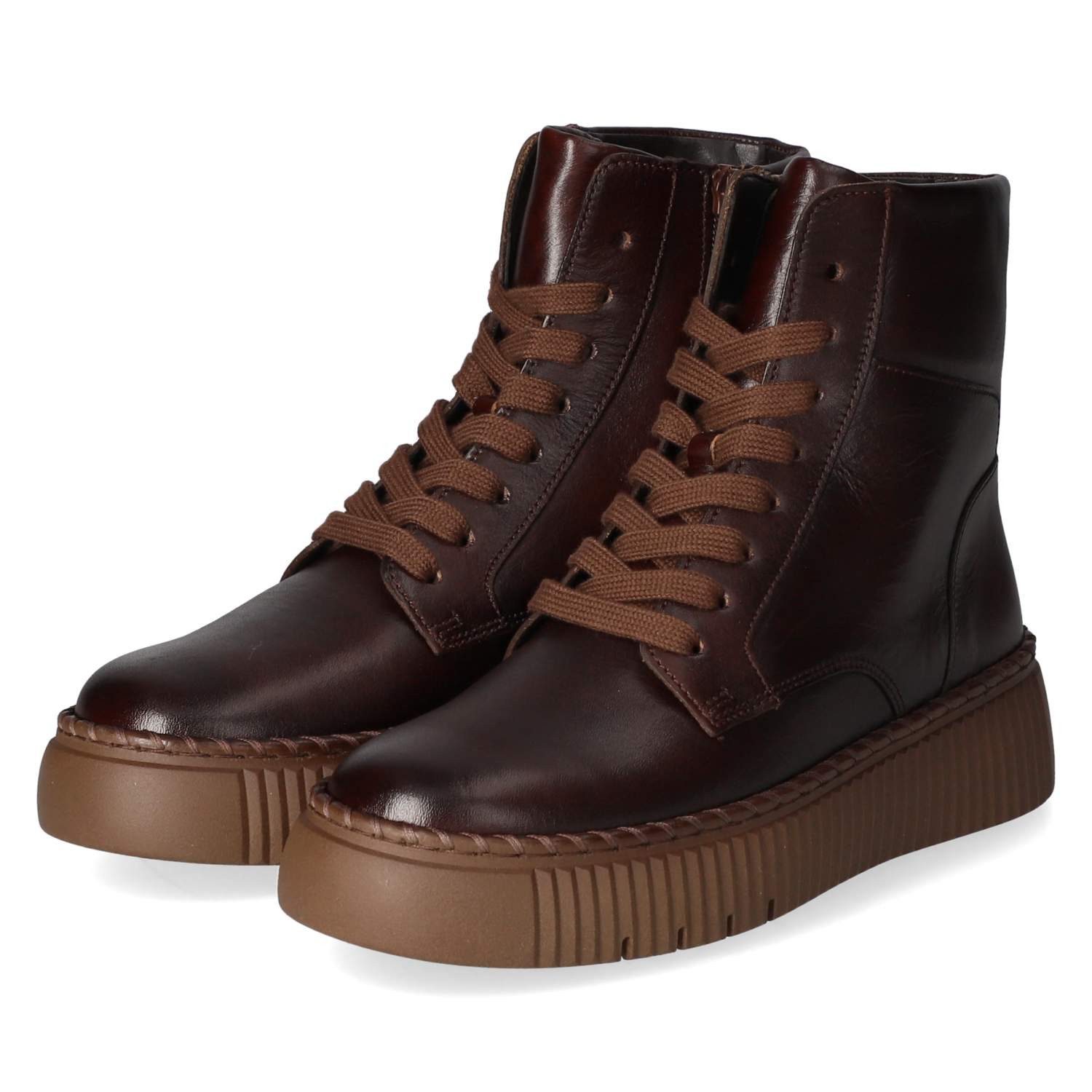 Gabor Gabor 8014.03.008 Damen Glattleder brown Schnürstiefel