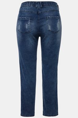 Ulla Popken Regular-fit-Jeans Jeans Sarah Destroy-Effekte schmale 5-Pocket-Form