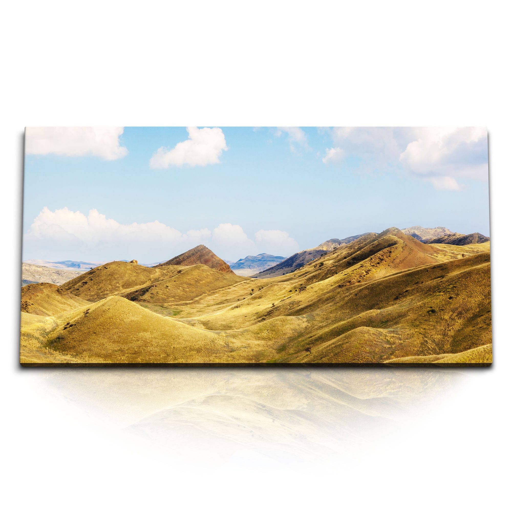 Leinwandbild Kunstdruck Bilder 120x60cm Berglandschaft Kachetien Georgien Berge Son