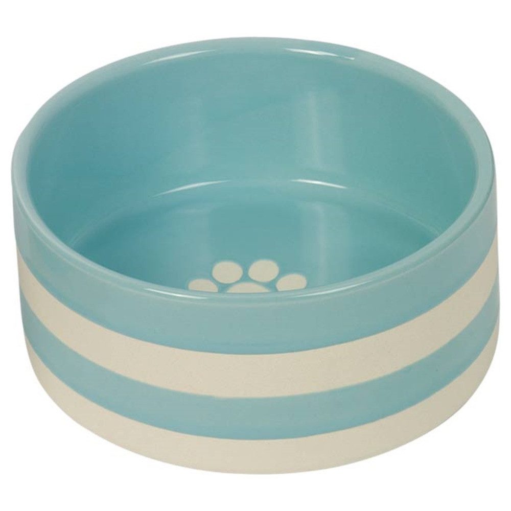 Futternapf Keramik Napf Strio mint/creme