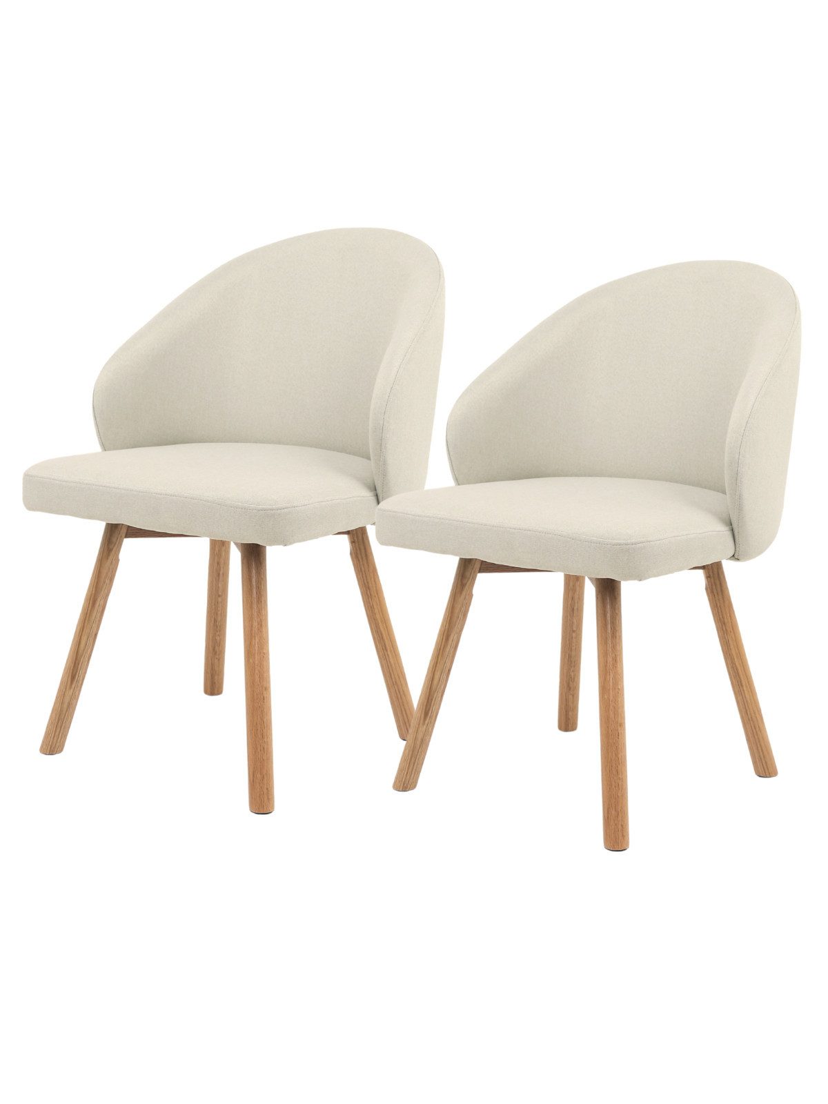 holz4home® Esszimmerstuhl 2er Set Wohnzimmerstuhl I Stuhl Gepolstert mit Be günstig online kaufen