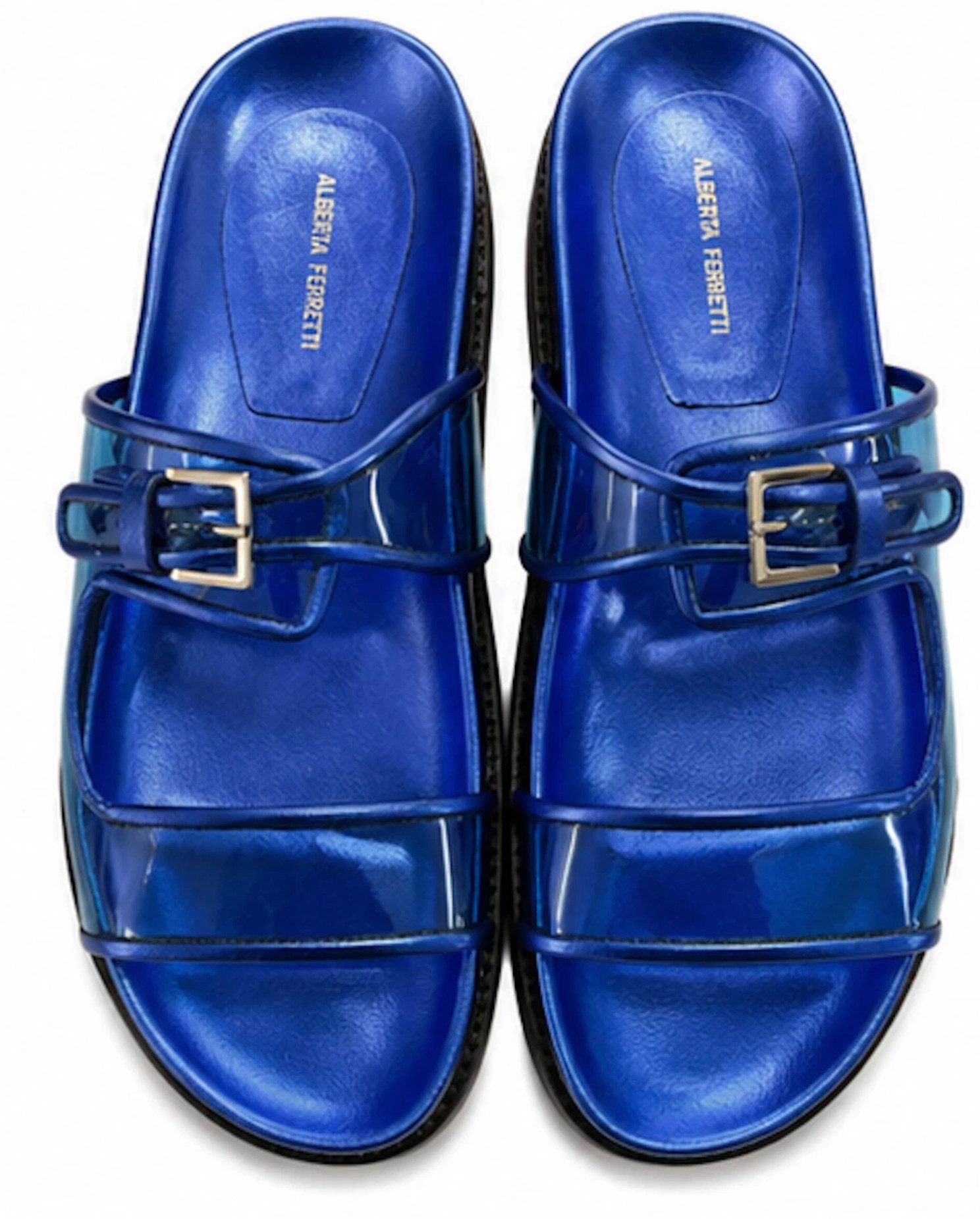 ALBERTA FERRETTI Schuhe Slippers Ergonomisch Geformtes Fußbett 41 Sandale Profilierte Sohle für Stabilität und Komfort