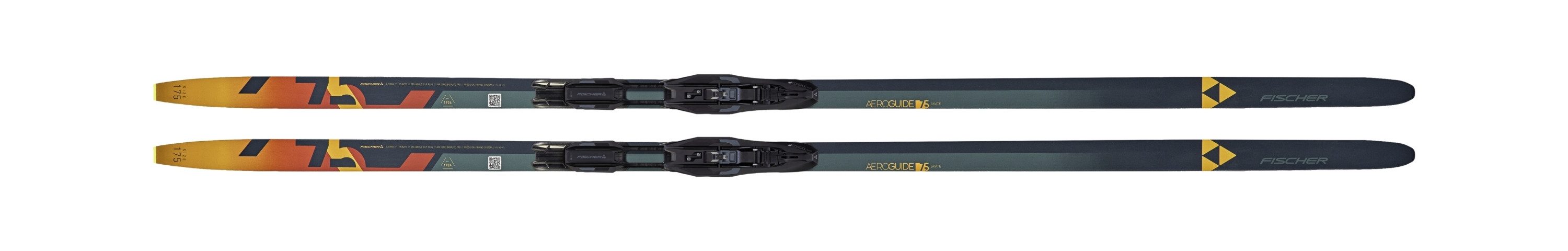 Fischer Sports Langlaufski AEROGUIDE SKATE 75 SET / BDG CONTRO -