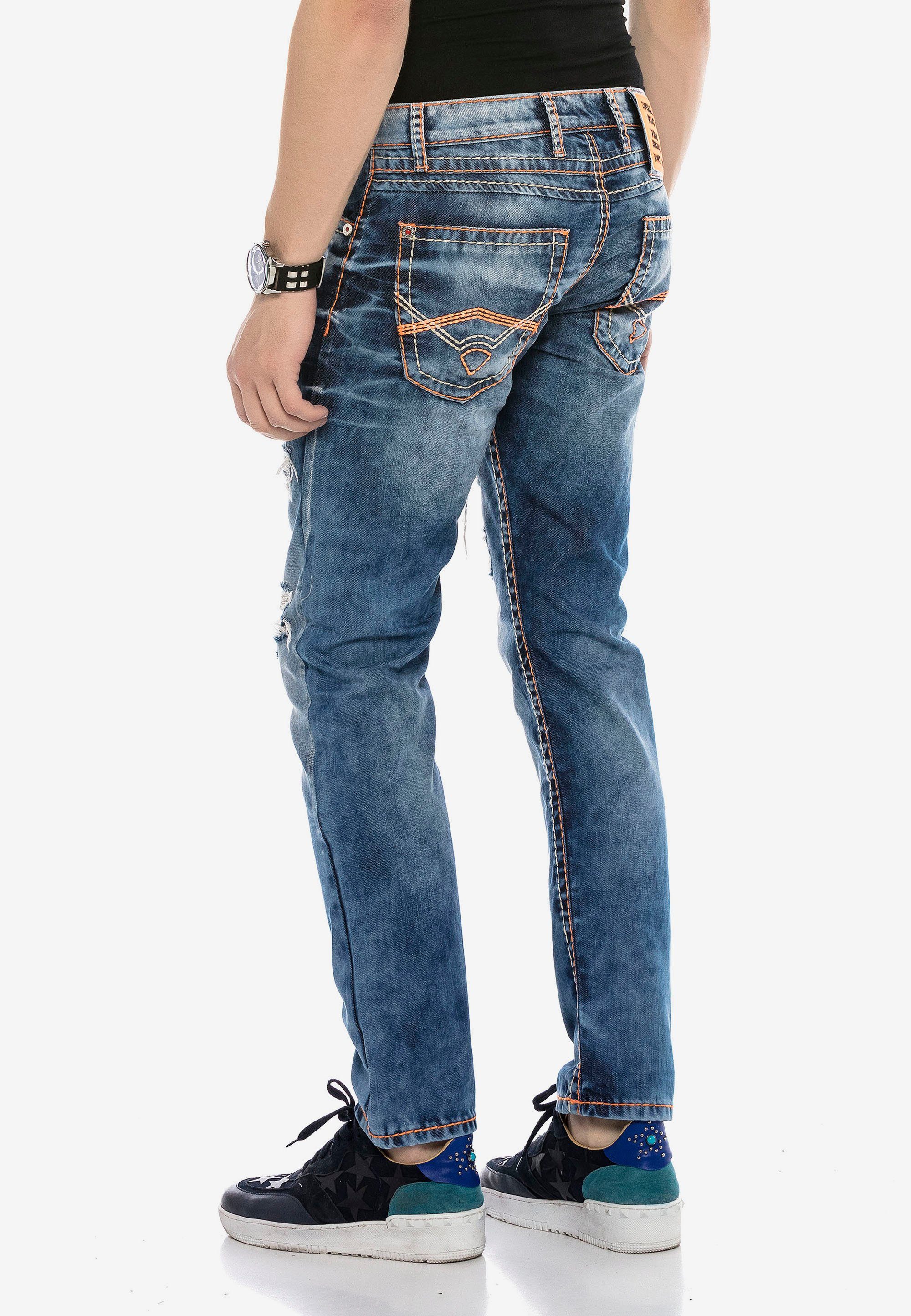 Cipo & Baxx Bequeme im Jeans Destroyed-Look