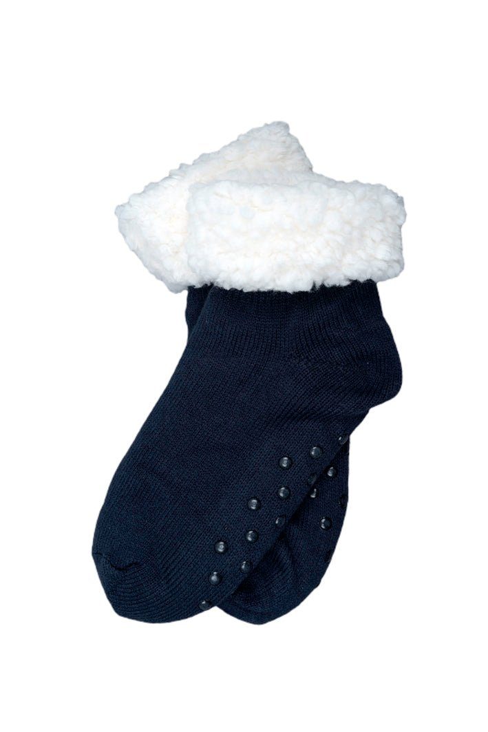 Beauty Thinxx Norwegersocken Kurze Hüttensöckchen "Uni" (Ein Paar Socken, 2 Socken) Dein Antistress-Accessoire für wahre Wohlfühlmomente Navy