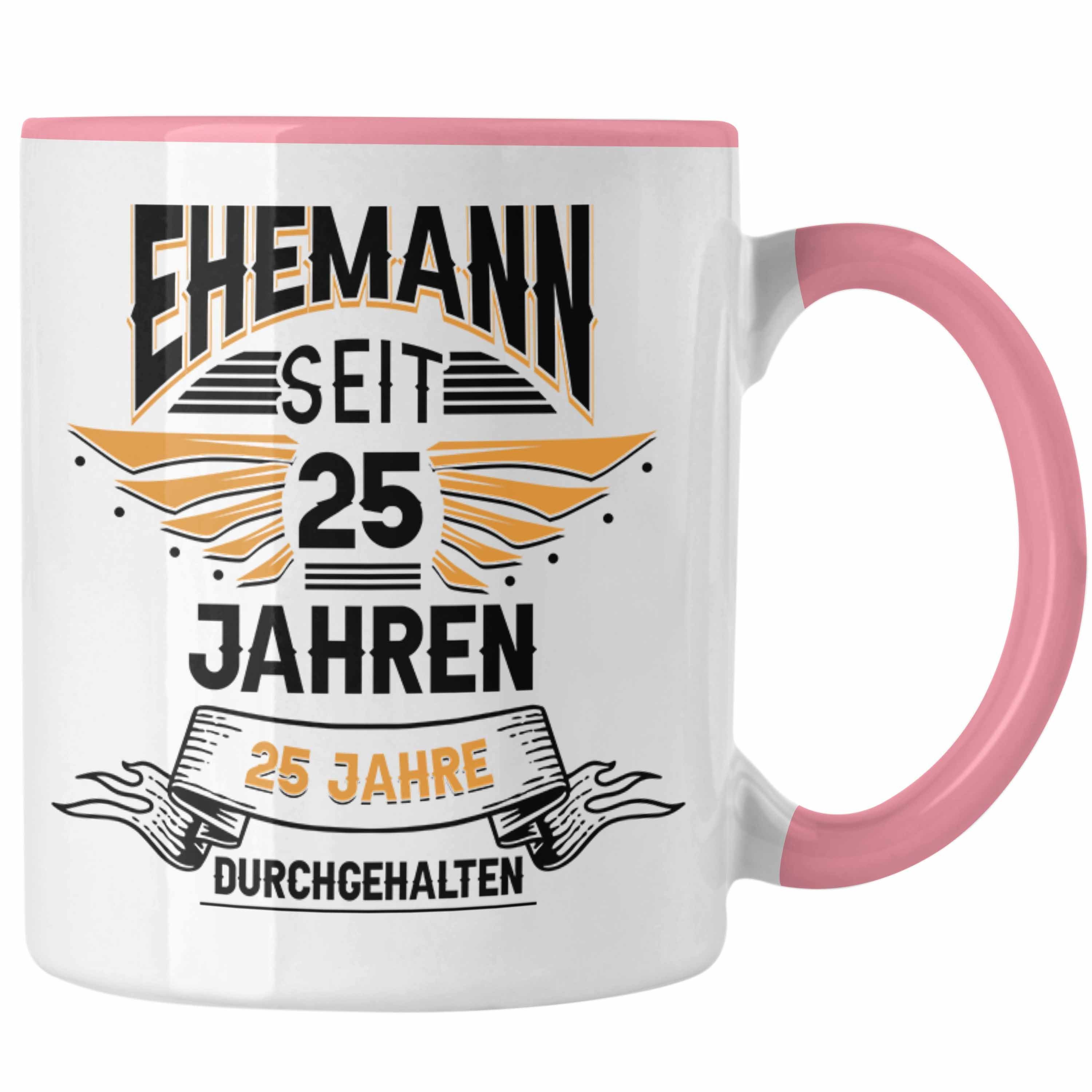 Trendation Rosa Lustiger Tasse Hochzeitstag 25 Seit Geschenk Spruch Jahre Eh Ehemann Bester