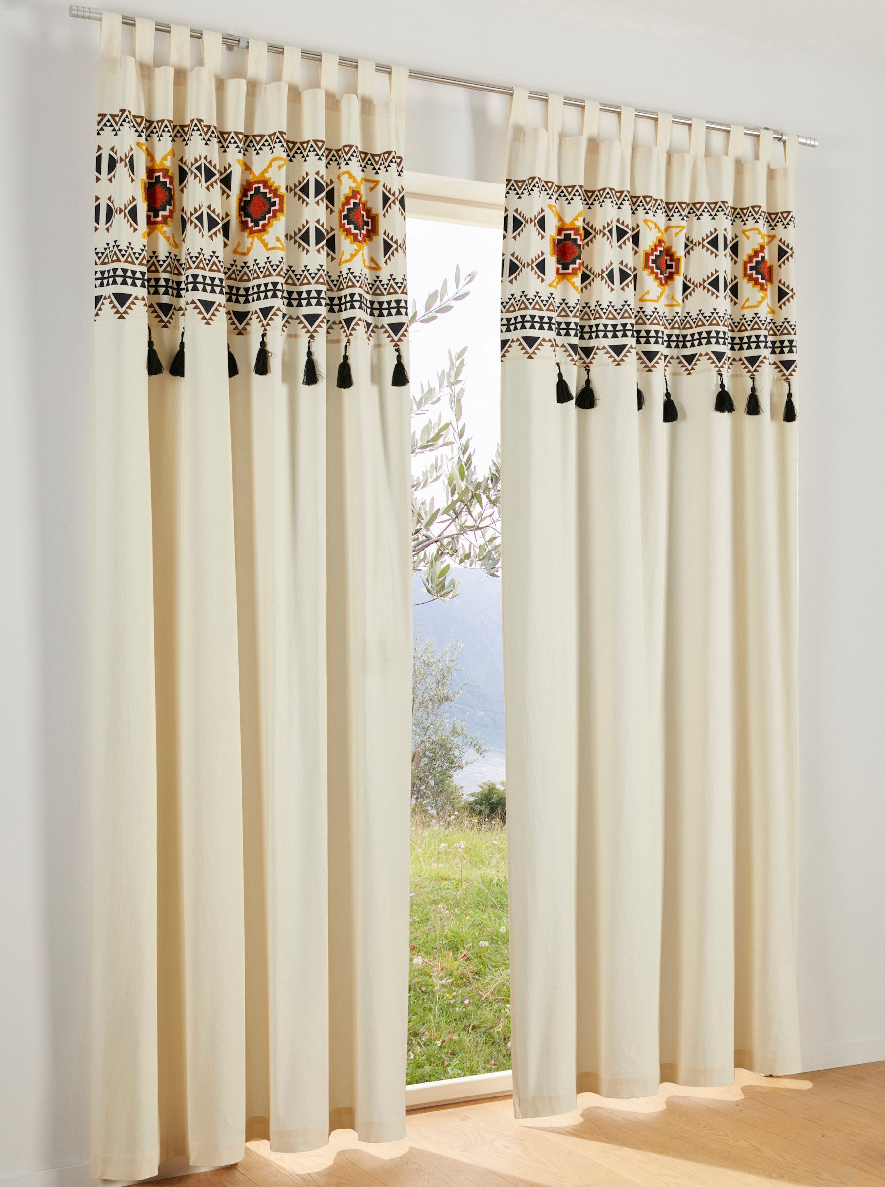 heine Gardine Dekoschal, Schlaufen (1 St), günstig online kaufen