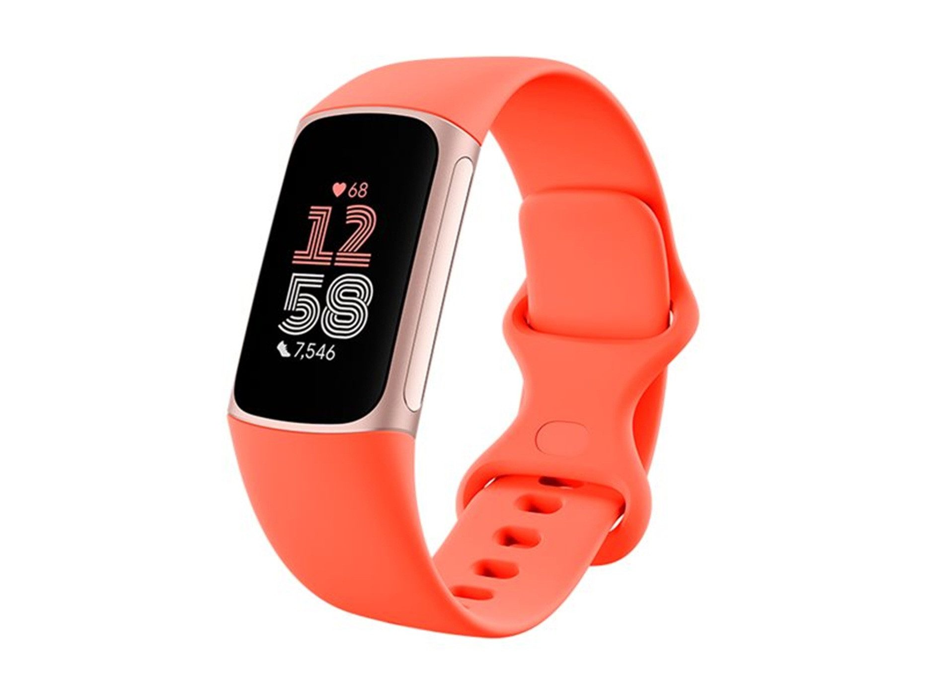 fitbit Sportuhr Fitbit Charge 6 Champagne Gold Aluminium Aktivitätsmesser Fitnessuhr Charge 6, (1-tlg), Farb-Touchscreen, Herzfrequenzmessung, Schlaftracking
