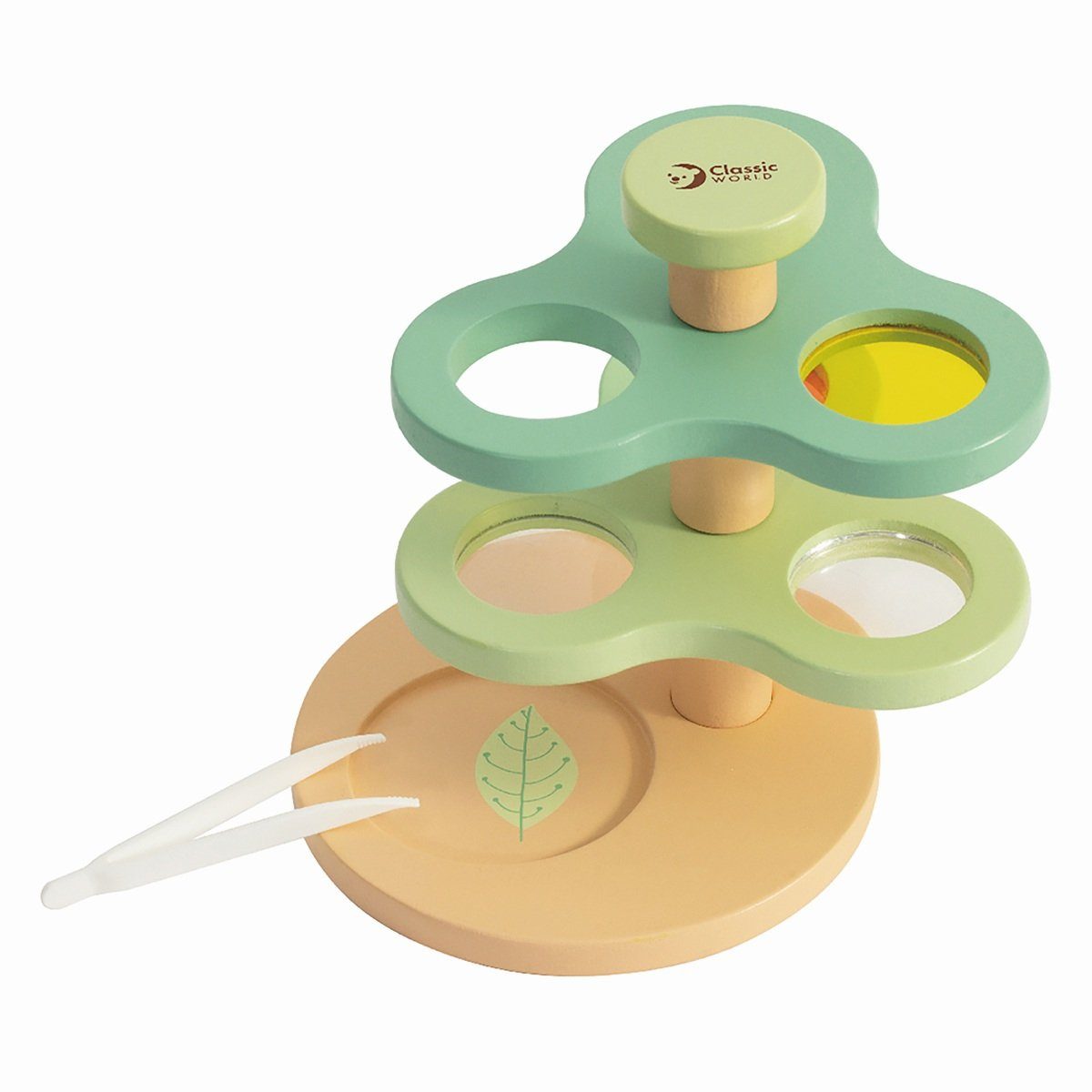 Classic World Spielzeug Mikroskop Lernspiel Lupe Holzspielzeug Kindermikros günstig online kaufen