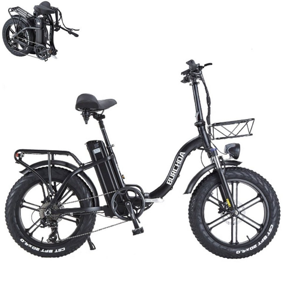 Fangqi E-Bike 20Zoll E-bike,Shimano 8-Gang,48V 20Ah Farbinstrument