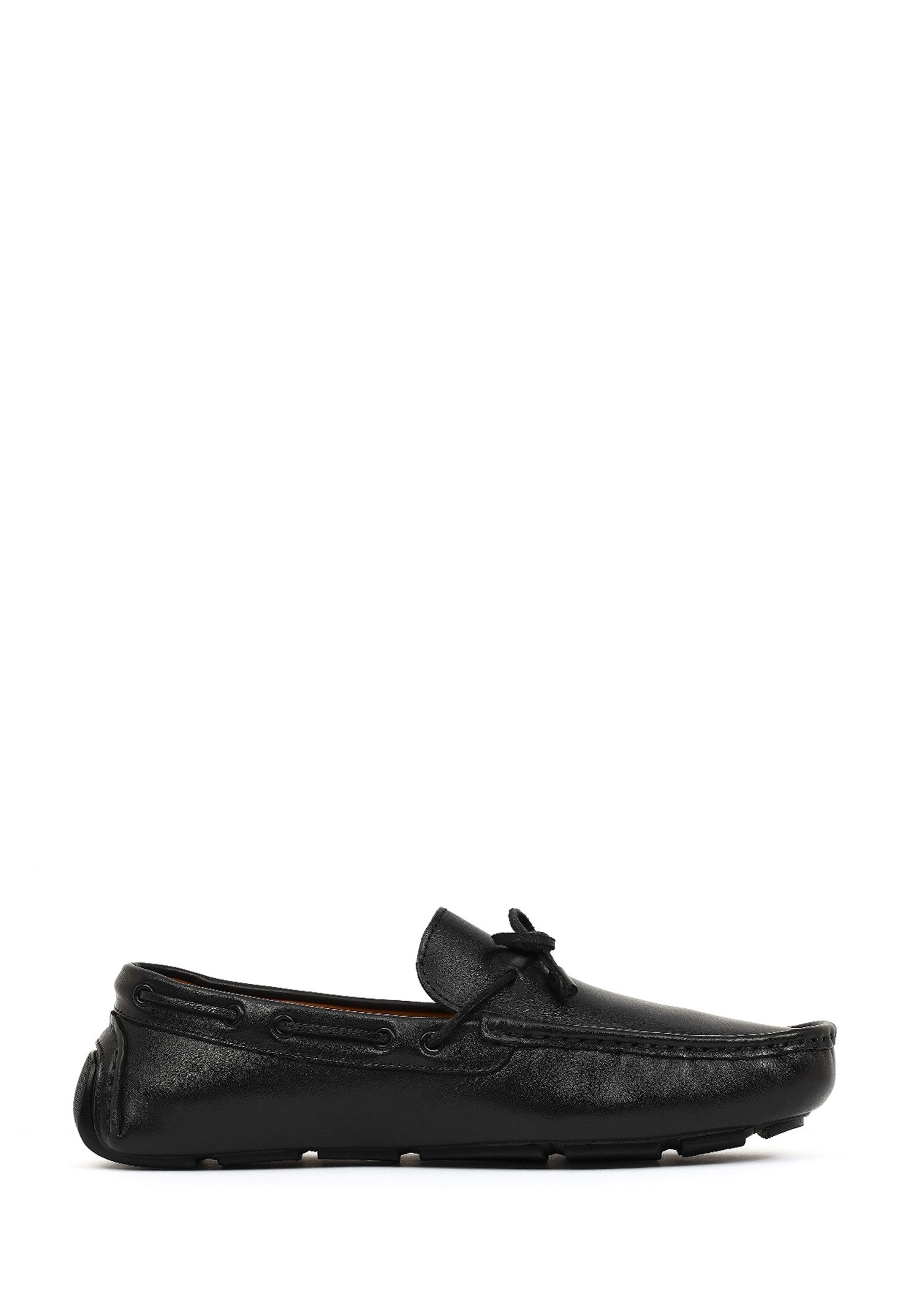 Derimod Lässige Loafer aus Leder Loafer Echtes Leder, Lederfutter, EVA-Sohle, Slip-On, Mokassin-Naht