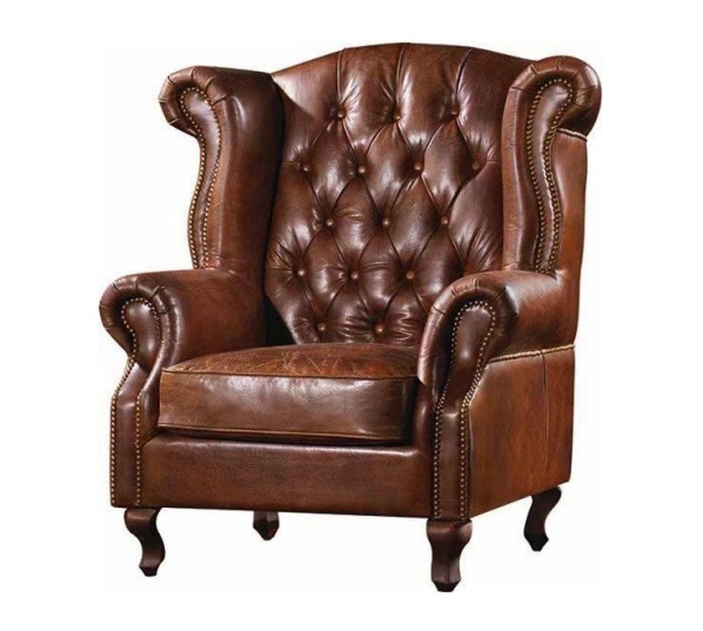 JVmoebel Chesterfield-Sofa Sessel Polstersessel Komfortsessel Chesterfield Armlehnstuhl