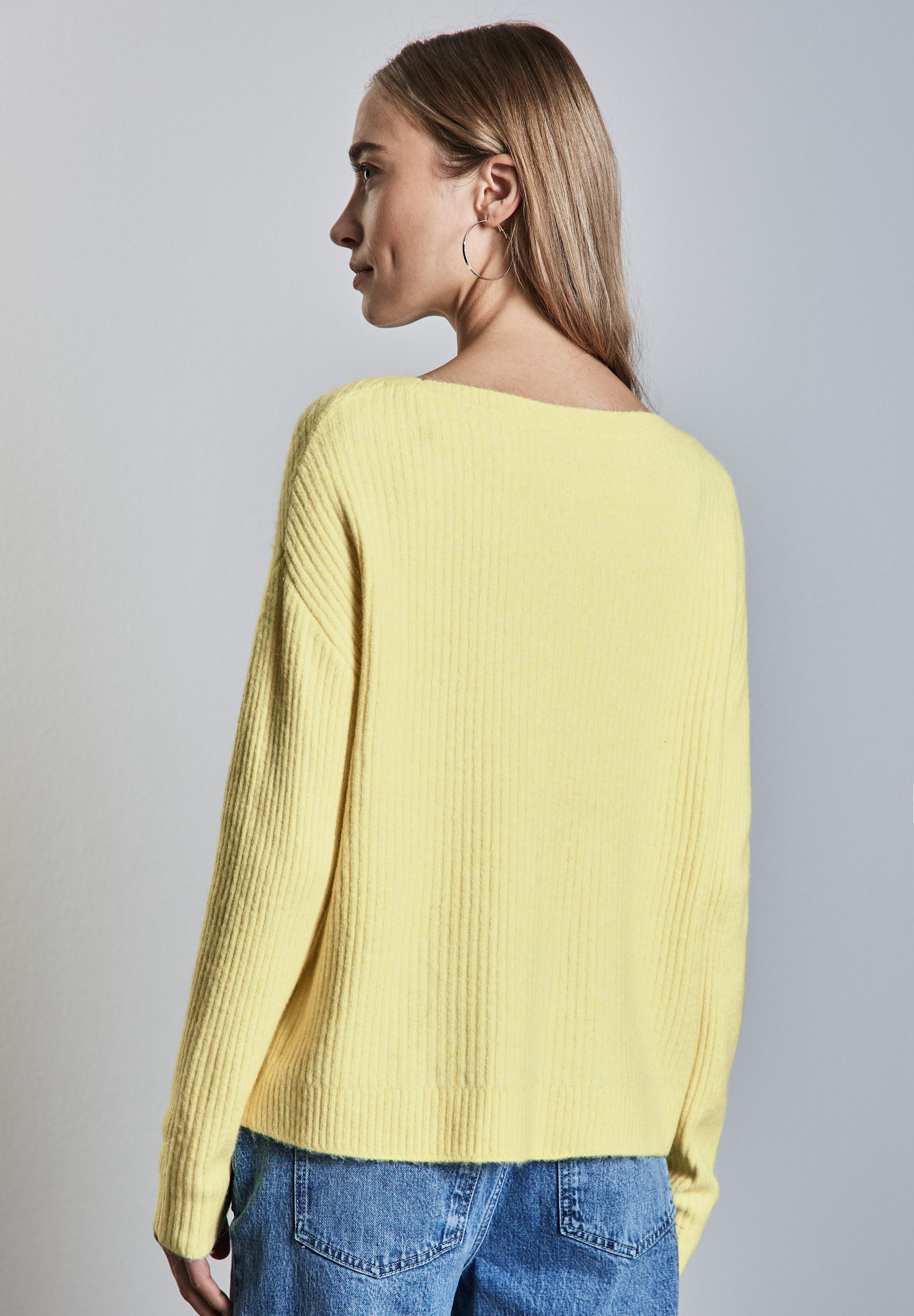 STREET ONE Strickpullover mit U-Boot-Ausschnitt