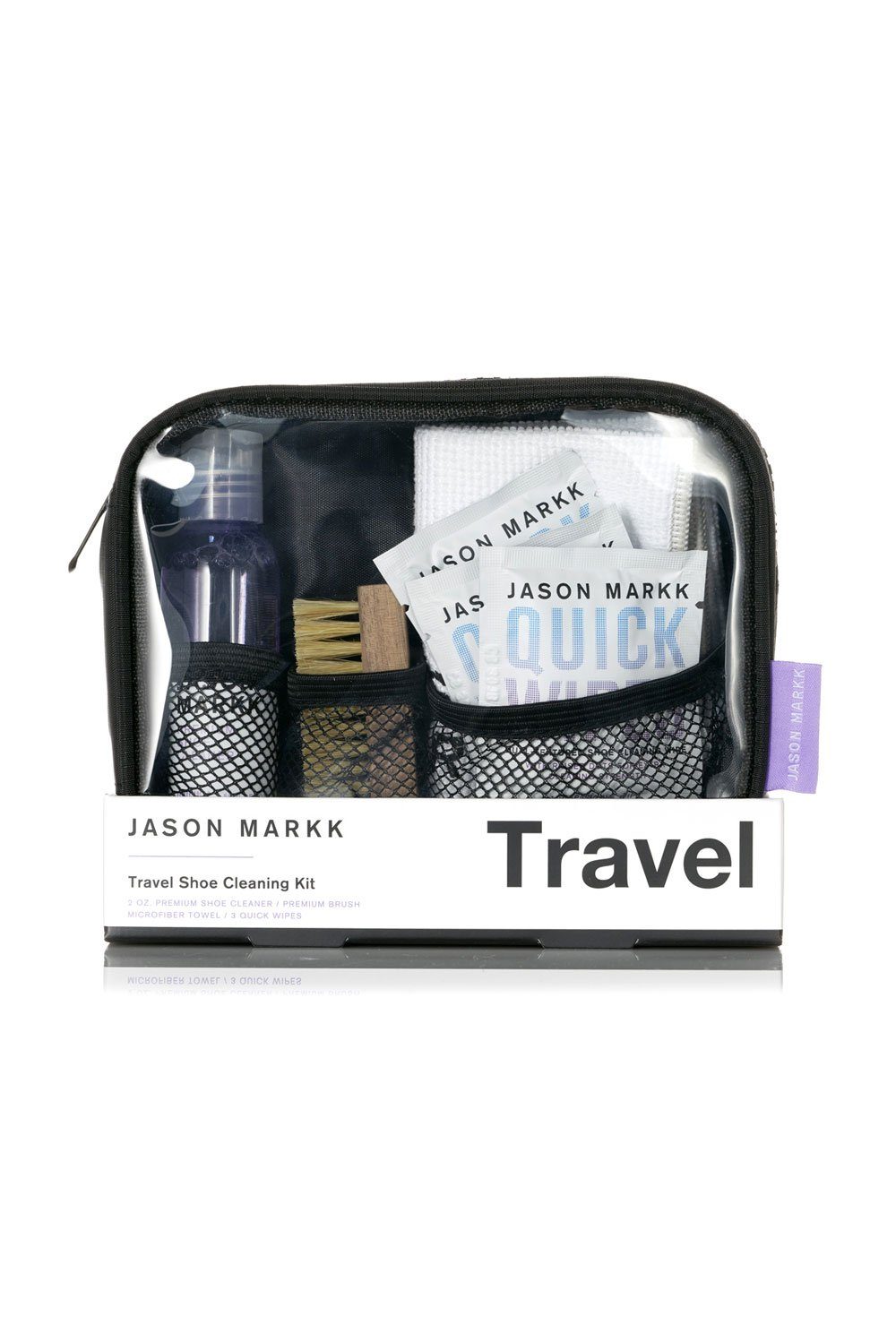 Jason Markk Schuhputzbürste Travel Shoe Cleaning Kit - Reinigungskit für deine Кроссовкиs auf Reisen, (6-tlg)