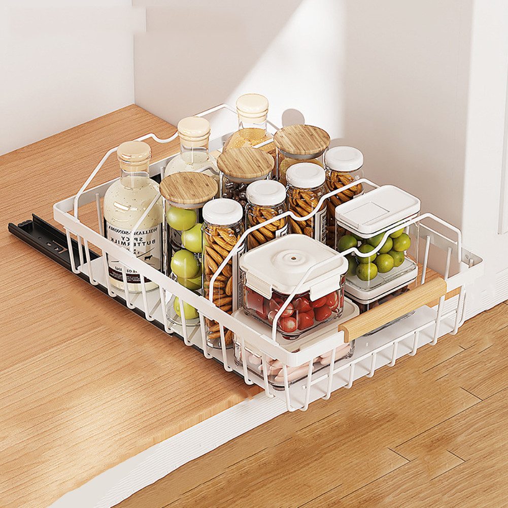 GarveeMore Küchenorganizer-Set Ausziehbarer Schrank-Organisator Multifunkti günstig online kaufen