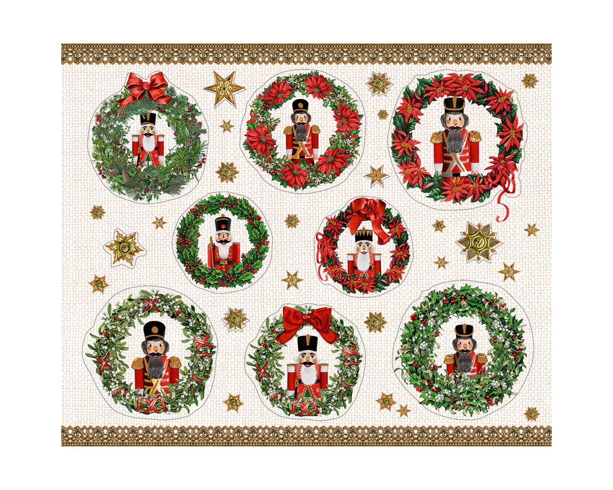 Thumbnail - Stickerbuch Stickerbuch – Nostalgische Weihnachtswelt: Etiketten und Sticker