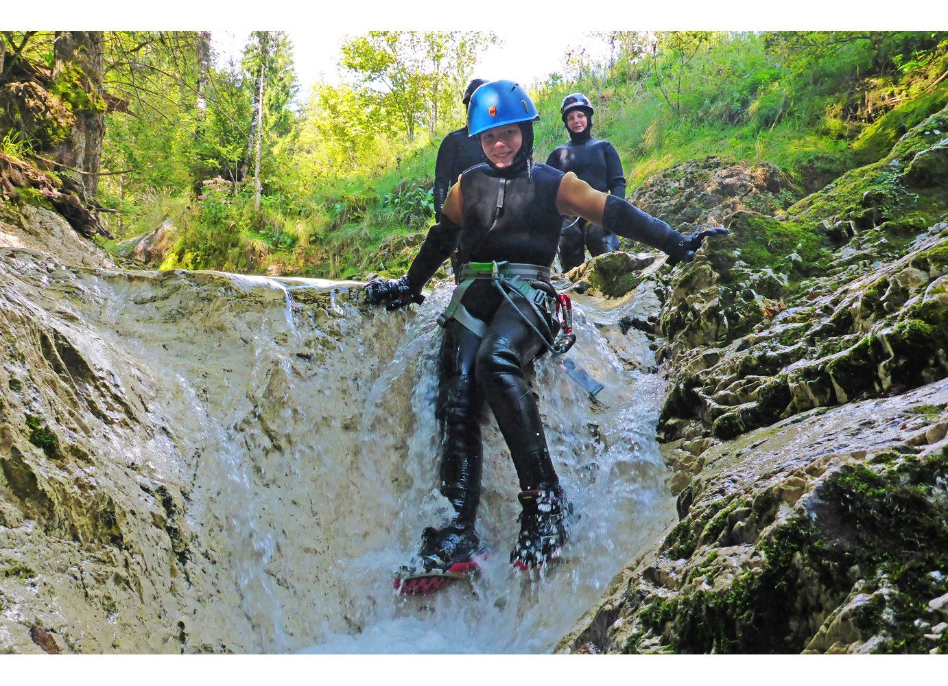 Jochen Schweizer Erlebnisgutschein Canyoning für Kinder