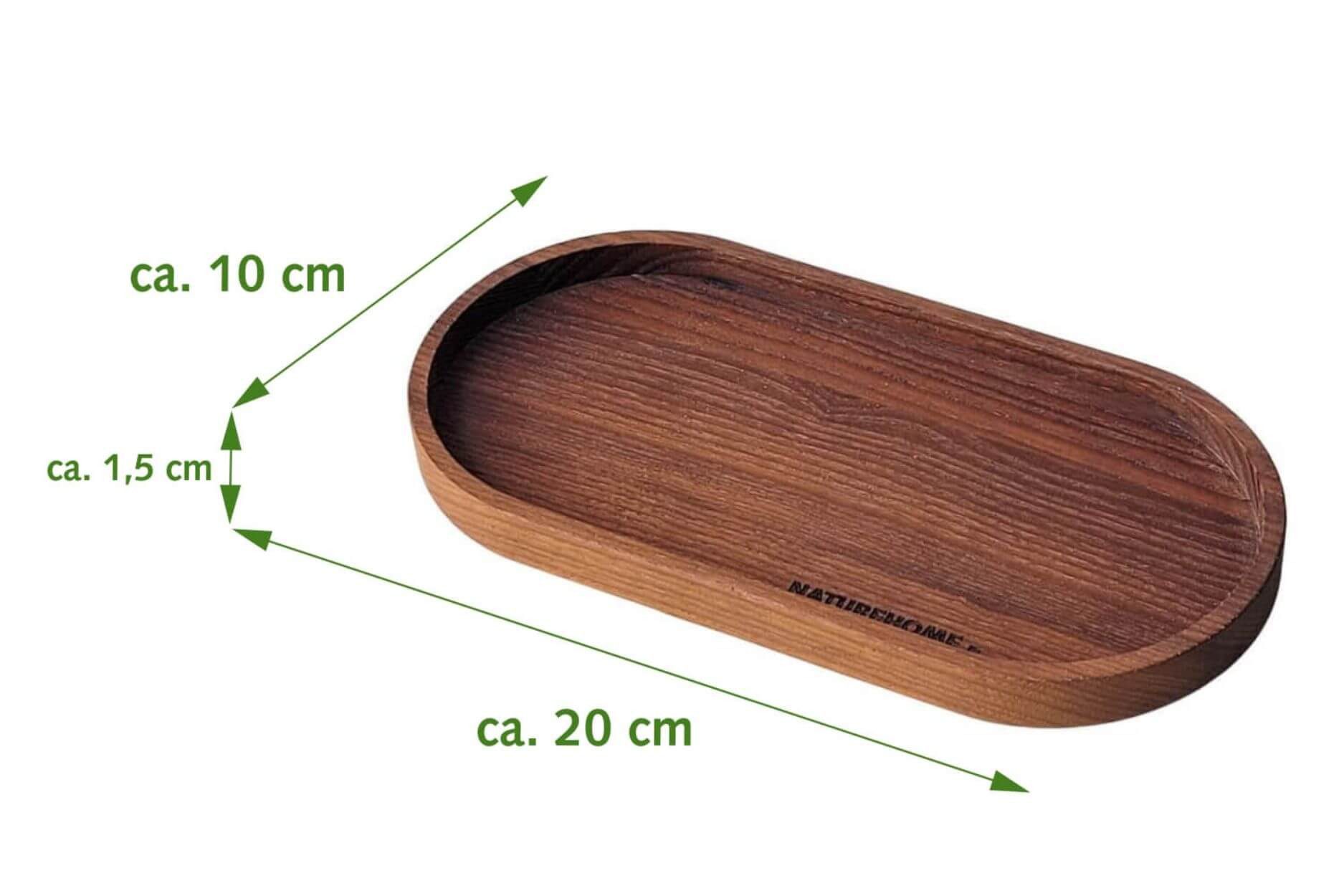 NATUREHOME Tablett NH-J Tablett verschiedene Größen, Thermoesche, (1-tlg), nachhaltig, handarbeit, pflegeleicht, langlebig