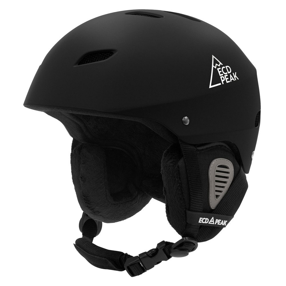 ECD Germany Skihelm Ski- und Snowboardhelm für Herren und Damen, robust, leicht & sicher, Ski Helm mit Belüftungssystem und Skibrillenhalter, Schwarz S 51-54 cm