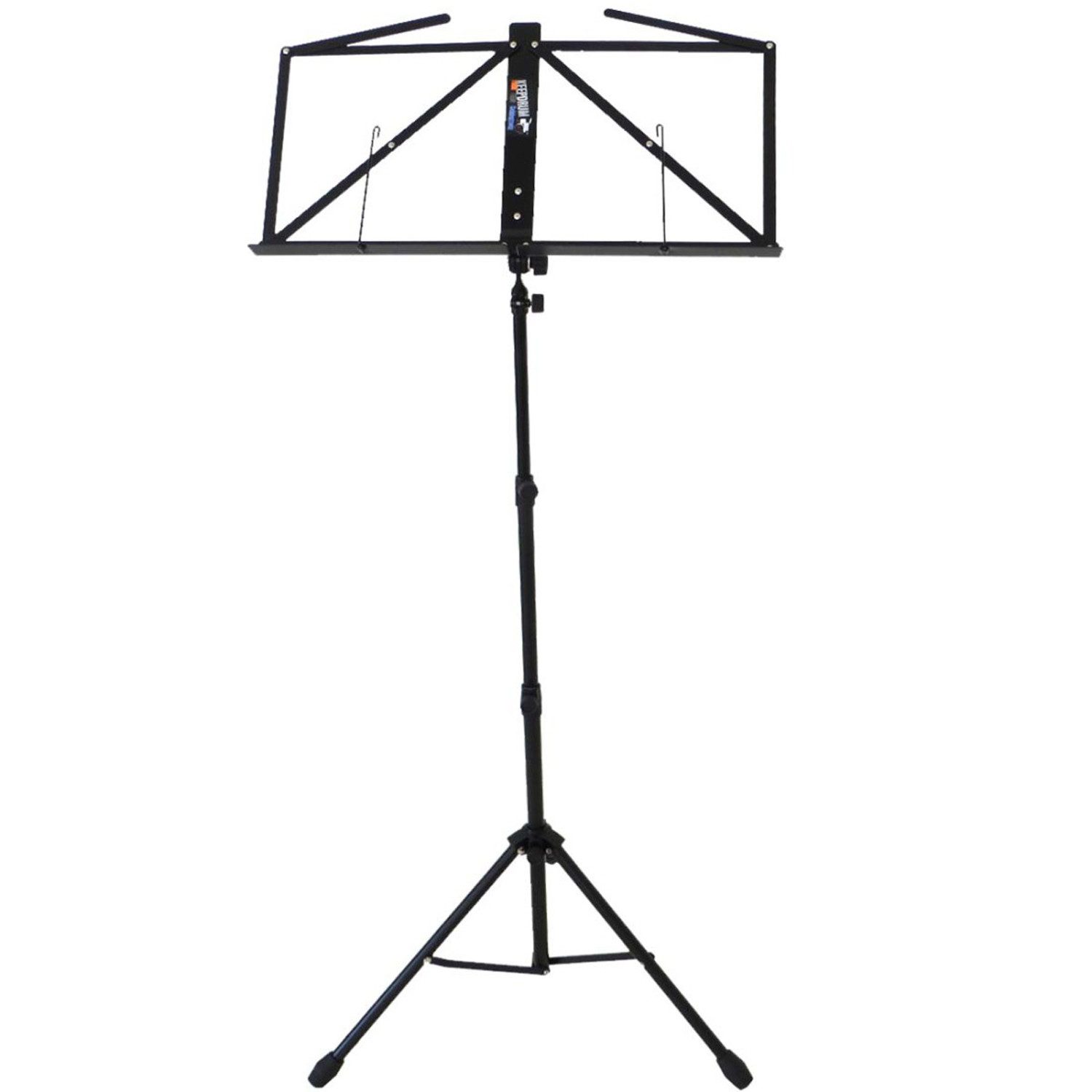 keepdrum Notenpult keepdrum Notenständer Schwarz MUS3BK mit Notenklammer, (1-tlg., Notenständer), Vorteils-Set mit Notenklammer