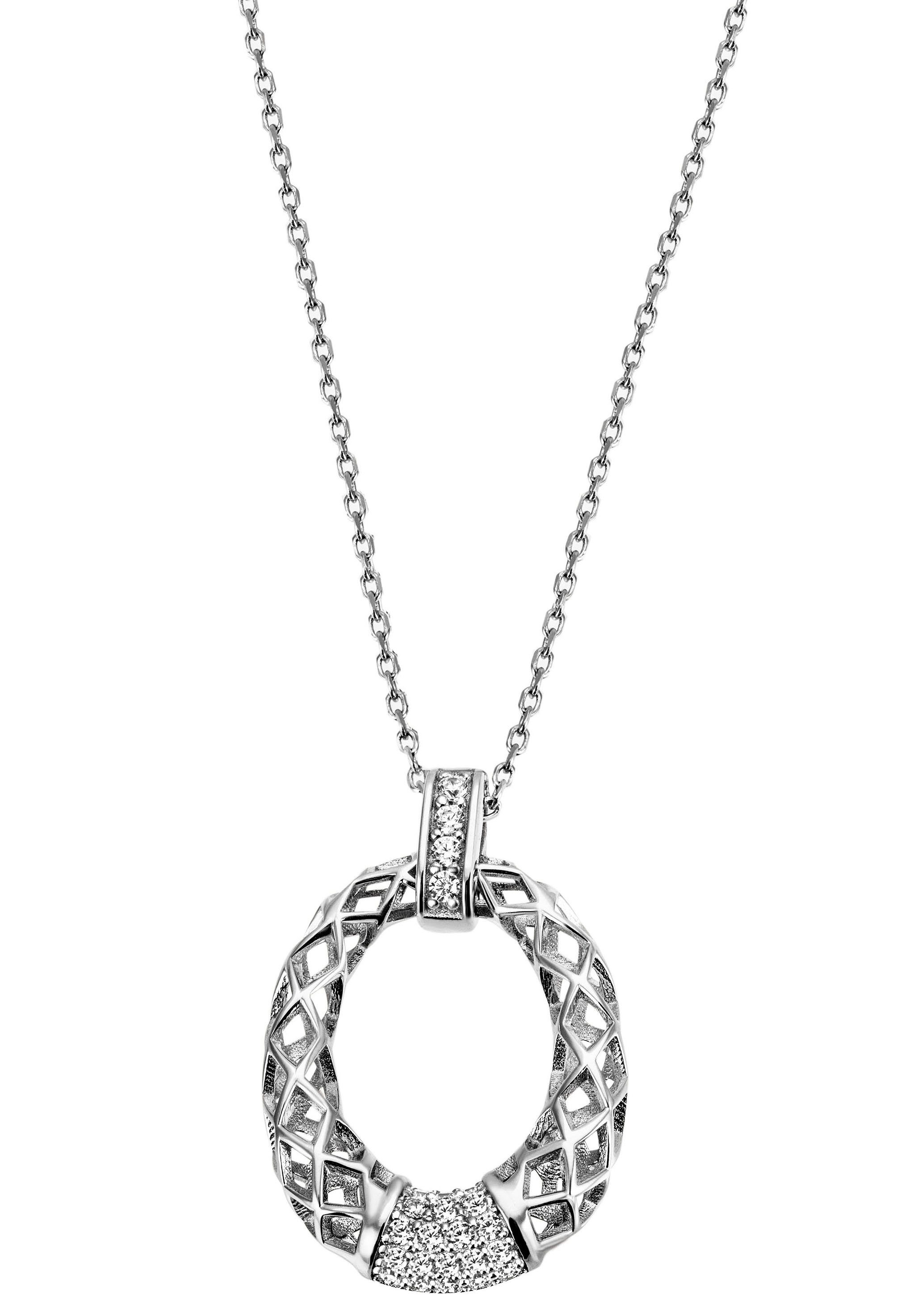 Kette mit Anhänger Schmuck Geschenk Silber 925 Halsschmuck Halskette Ankerkette