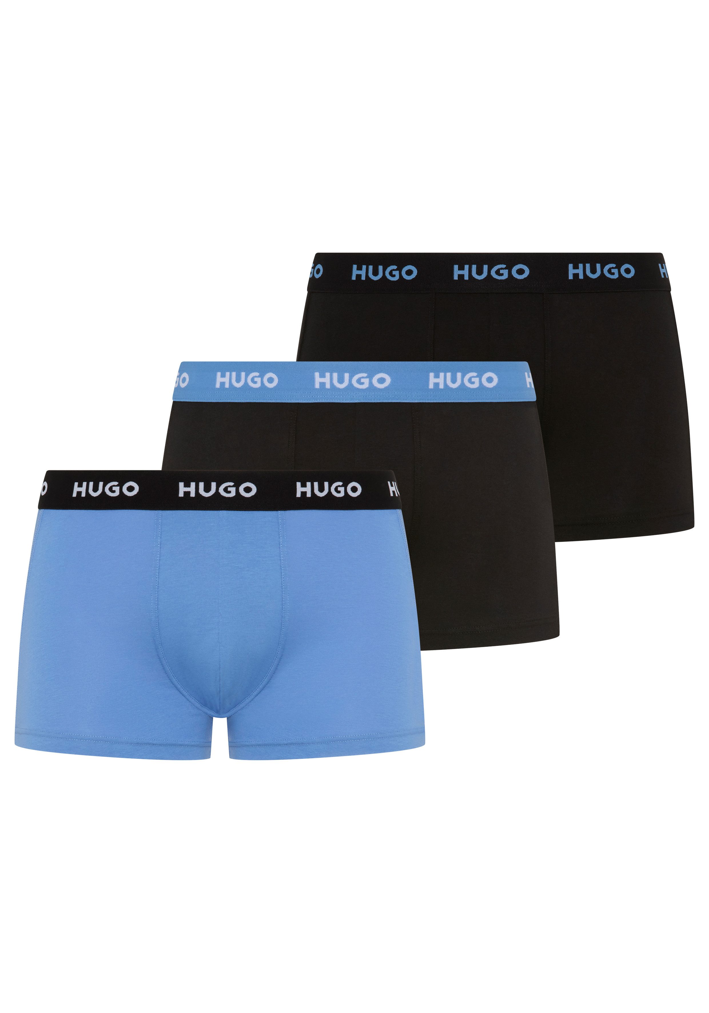 HUGO Trunk TRUNK TRIPLET PACK (Packung, 3-St) mit Logoschriftzug auf dem Bund